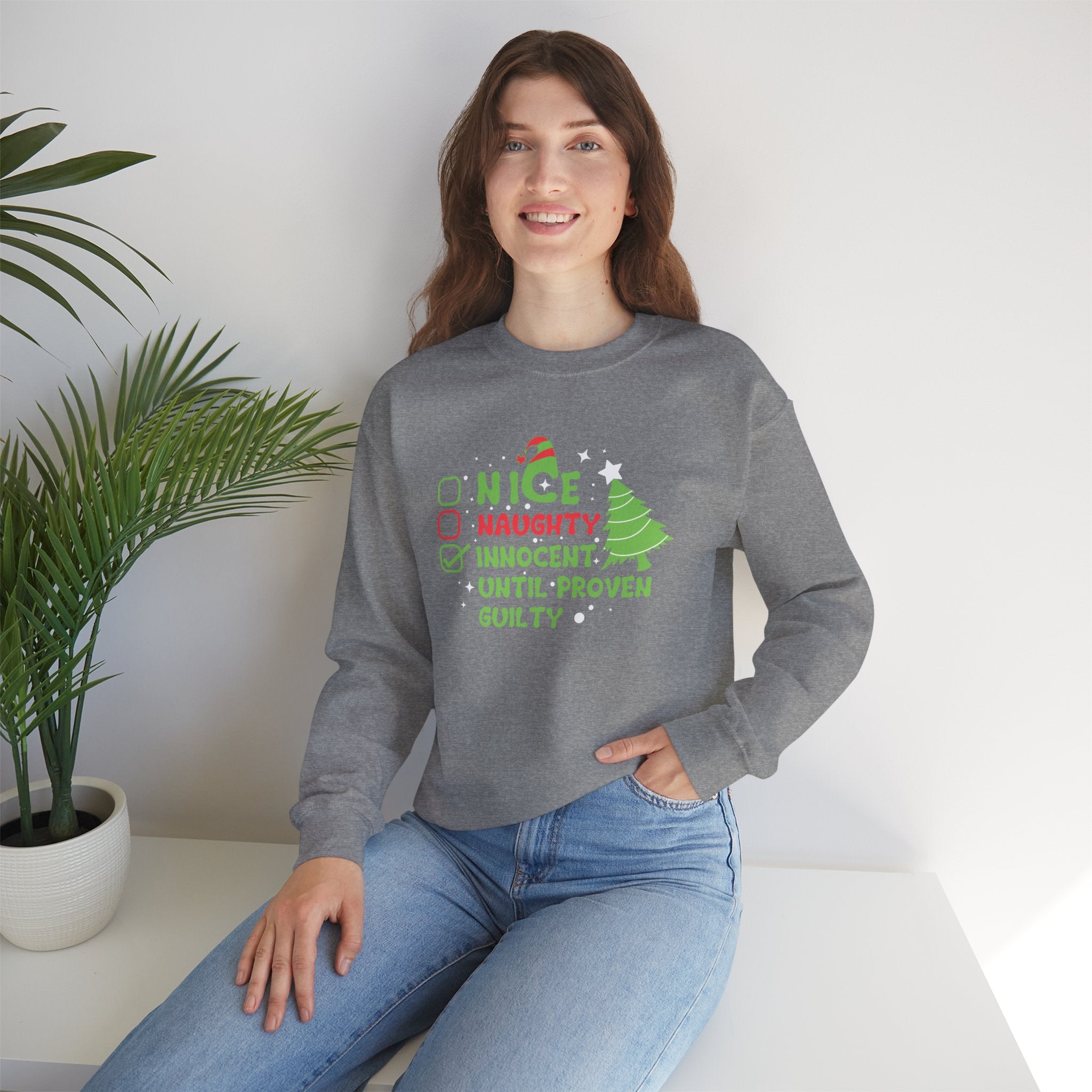 Naughty or Nice Unisex Heavy Blend™ Crewneck Sweatshirt