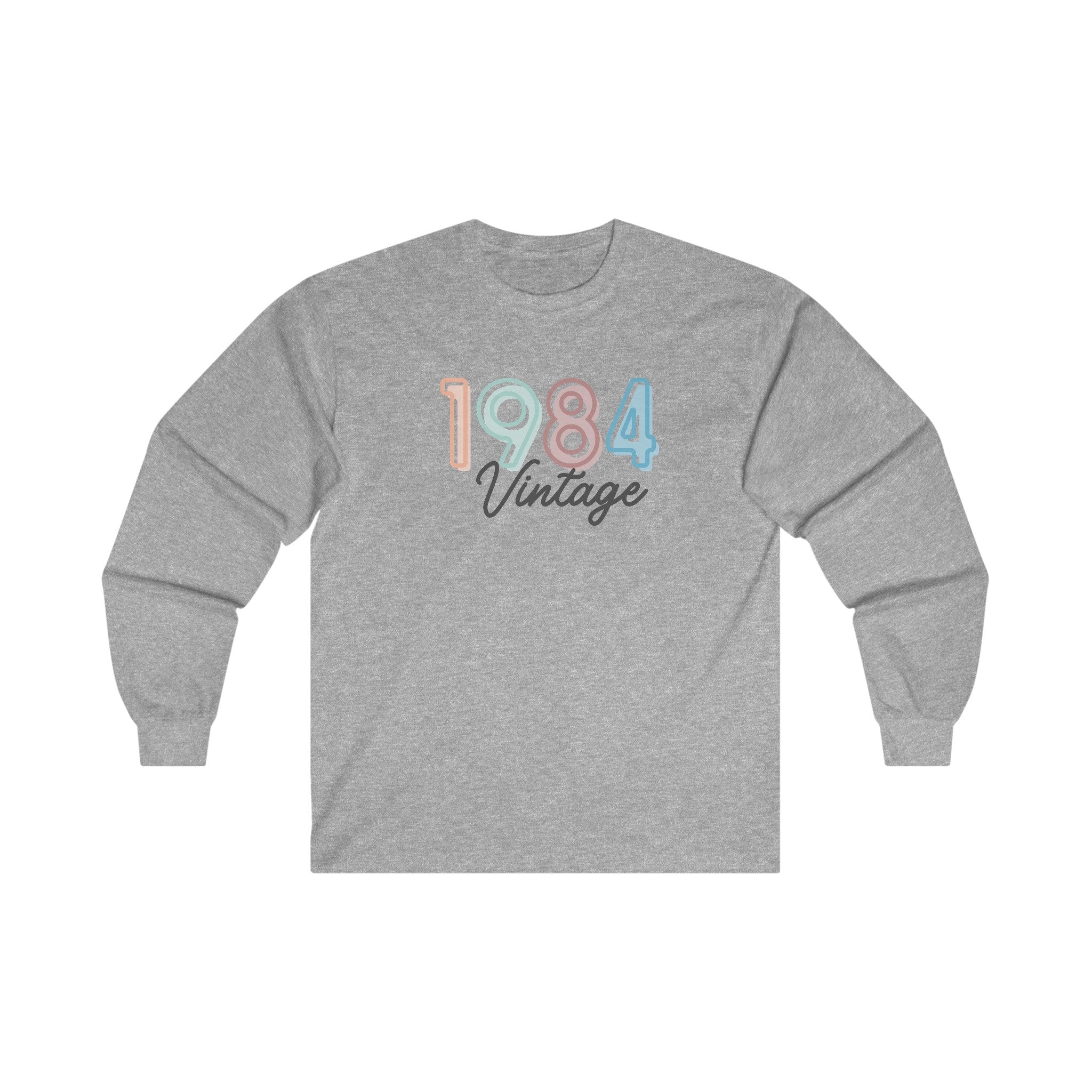 Vintage 1984 Birthday Long sleeve - Unisex Ultra Cotton Long Sleeve Tee - Spruced Roost