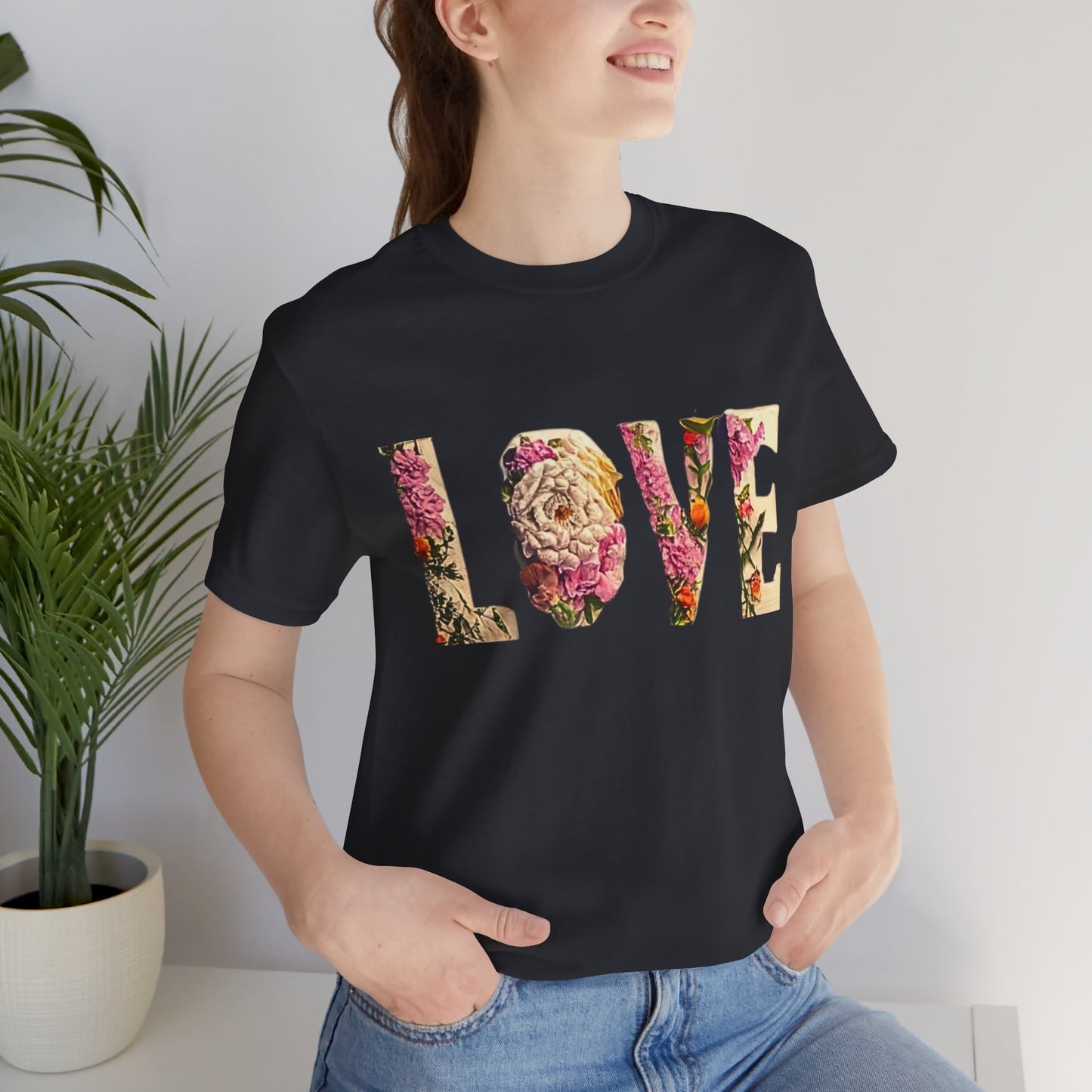 LOVE - Unisex Jersey Short Sleeve Tee - S-3XL