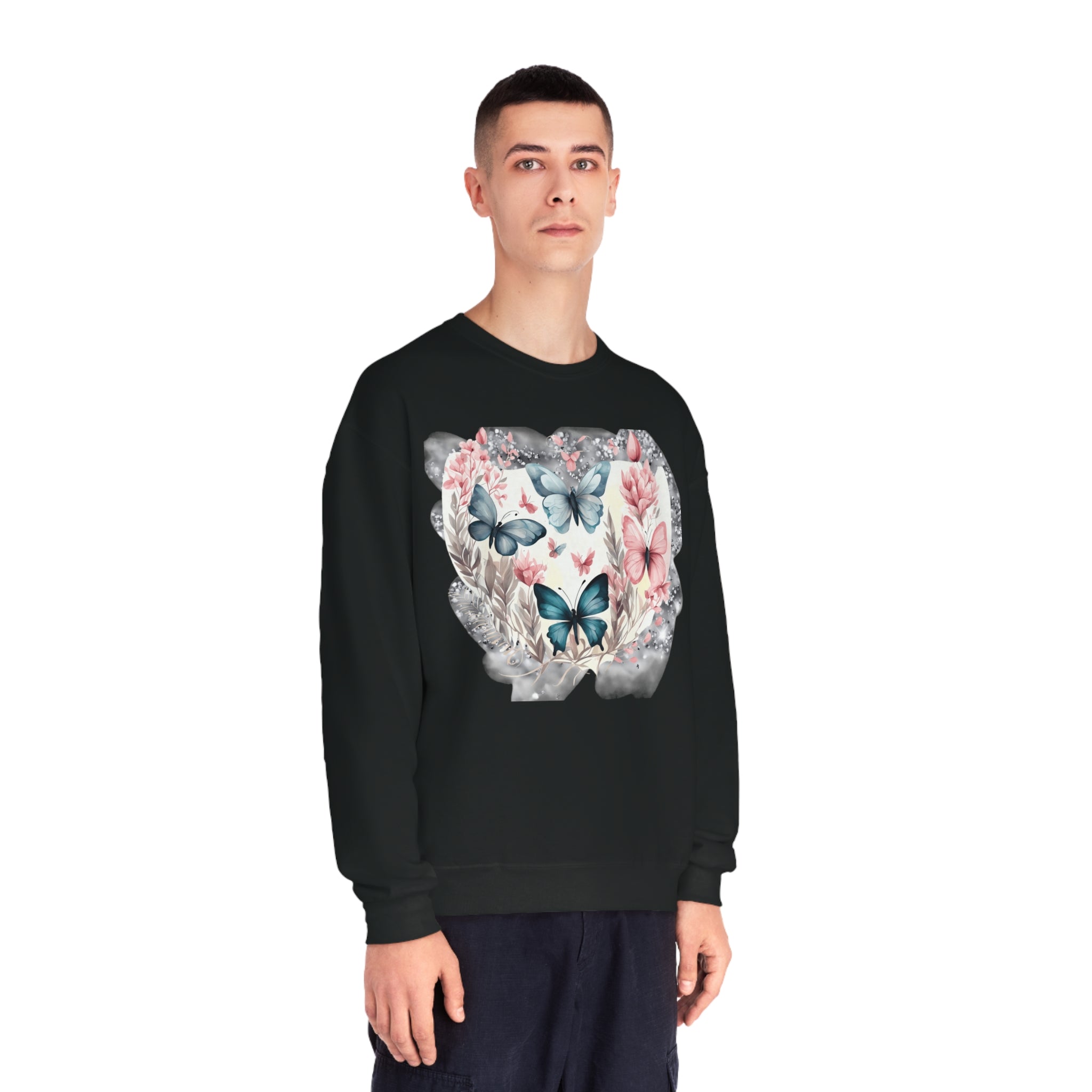 Flutterby Unisex NuBlend® Crewneck Sweatshirt - Spruced Roost