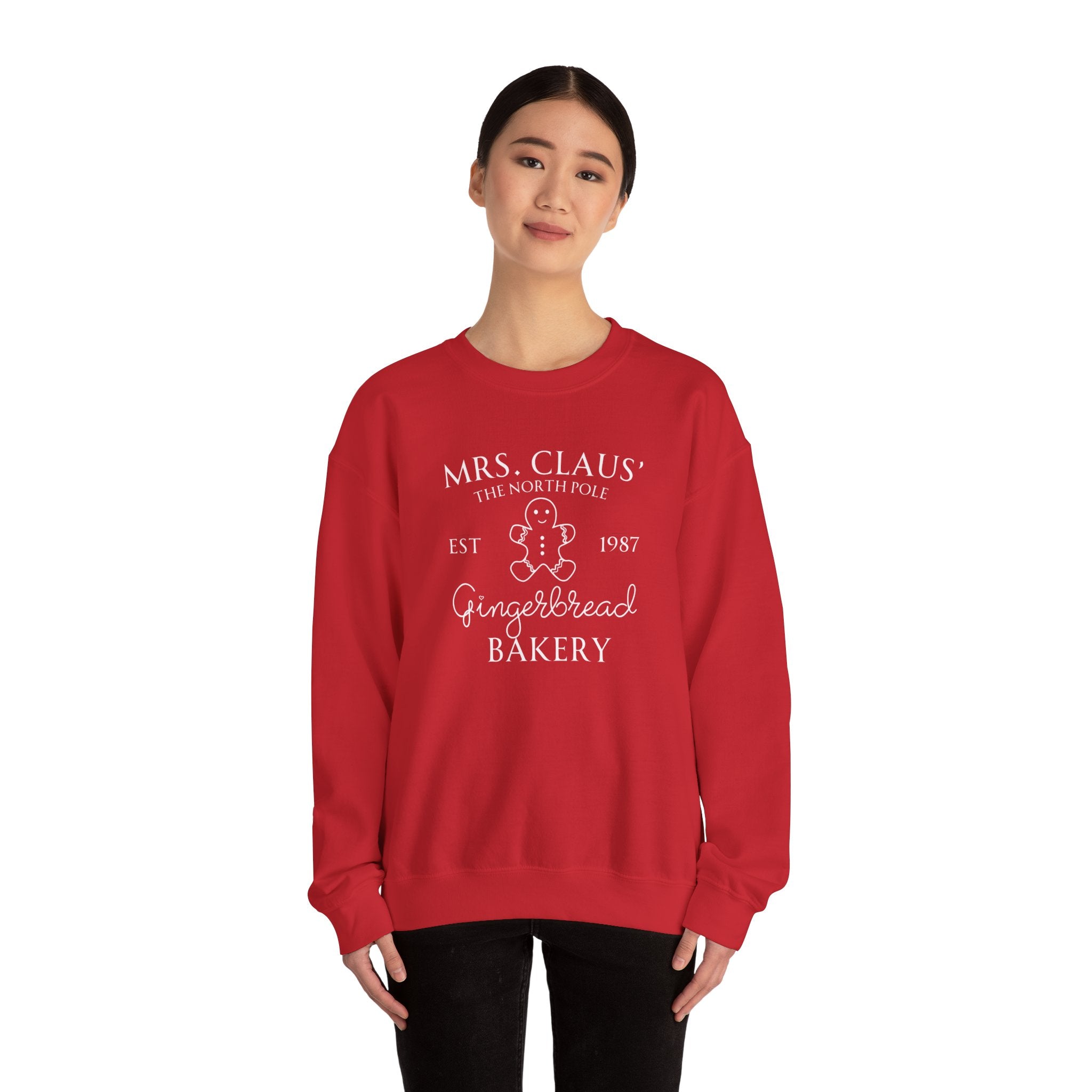 Mrs. Claus' Gingerbread Bakery - Unisex Heavy Blend™ Crewneck Sweatshirt