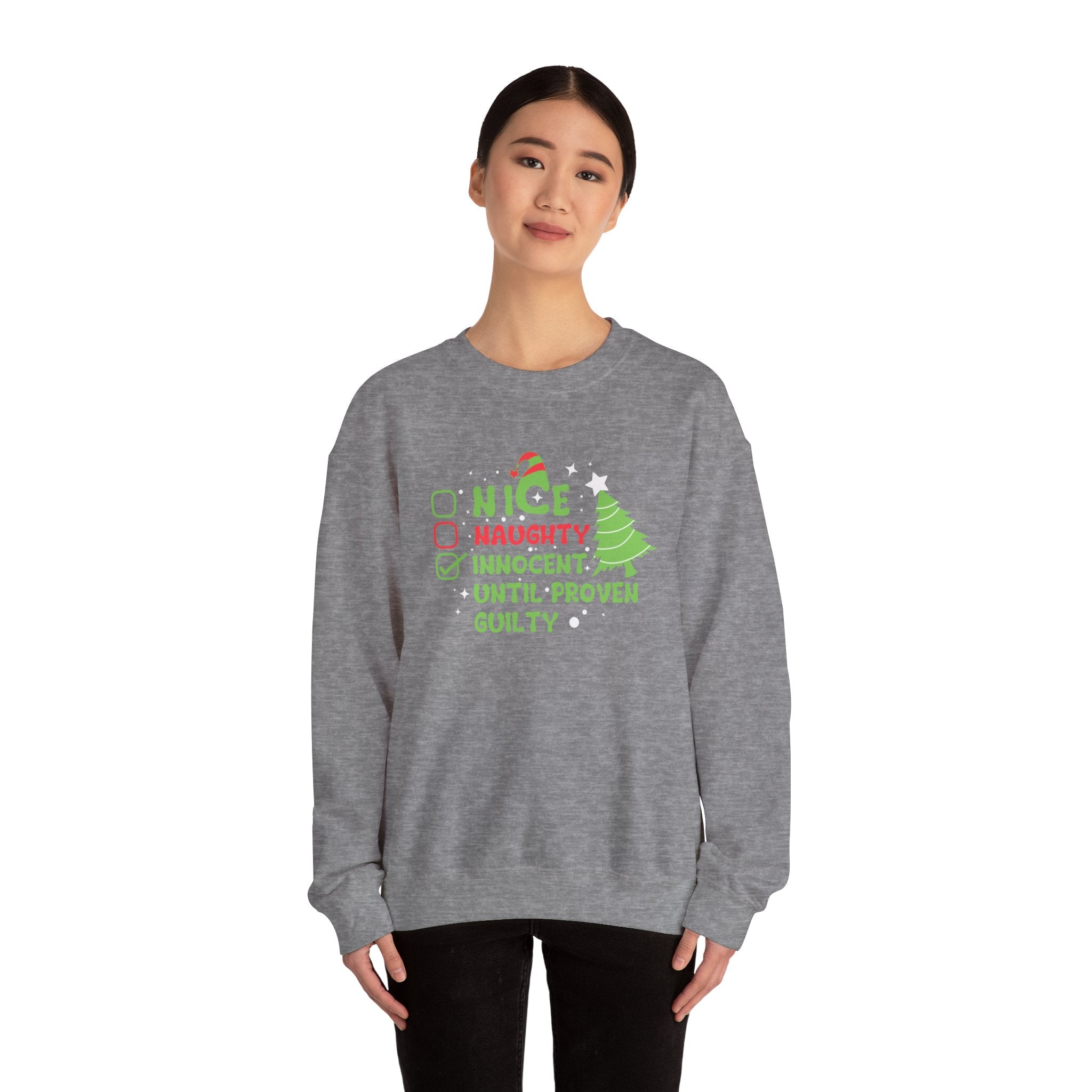 Naughty or Nice Unisex Heavy Blend™ Crewneck Sweatshirt