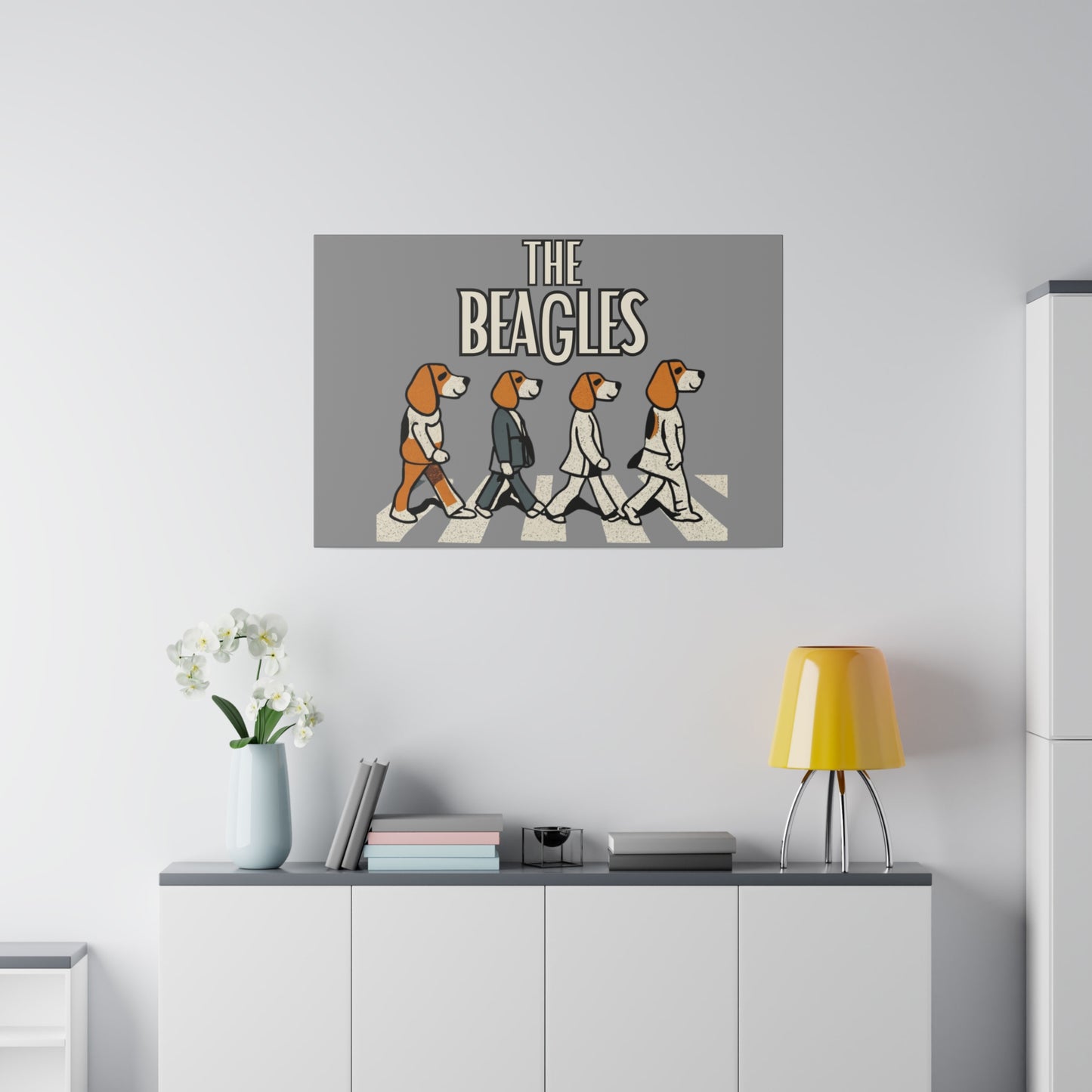 The Beagles - Matte Canvas, Stretched, 0.75"