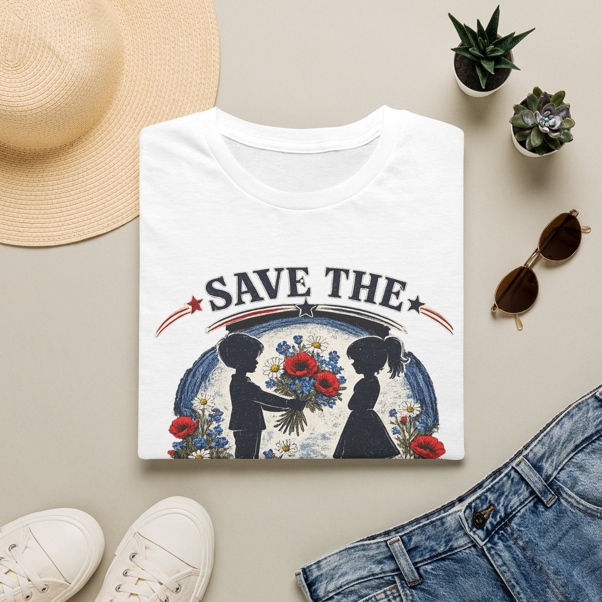 Save the Wildflowers T‑Shirt — Floral Conservation Tee