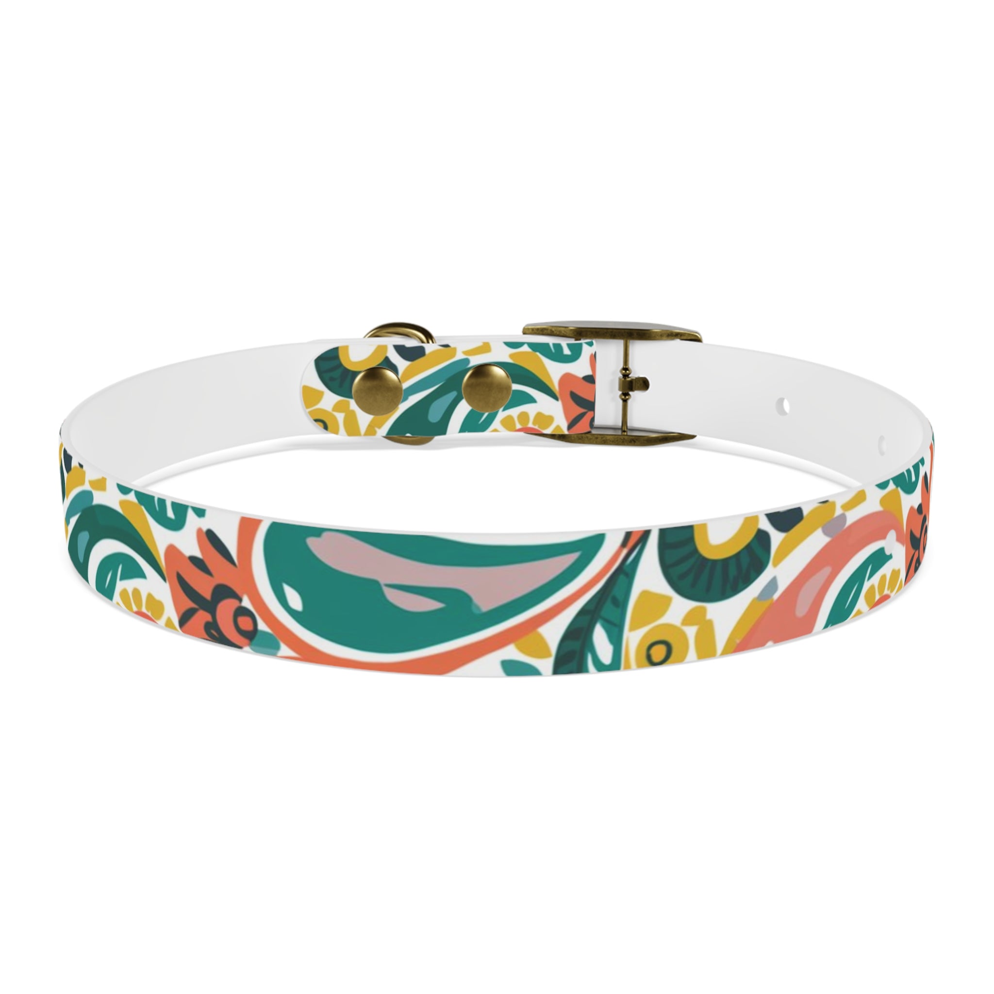 Paisley Persimmon - Dog Collar