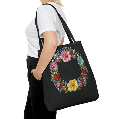 Circle Garden Tote Bag (AOP)