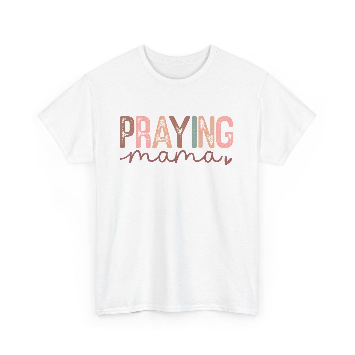 Praying Mama Colorful Unisex Heavy Cotton Tee