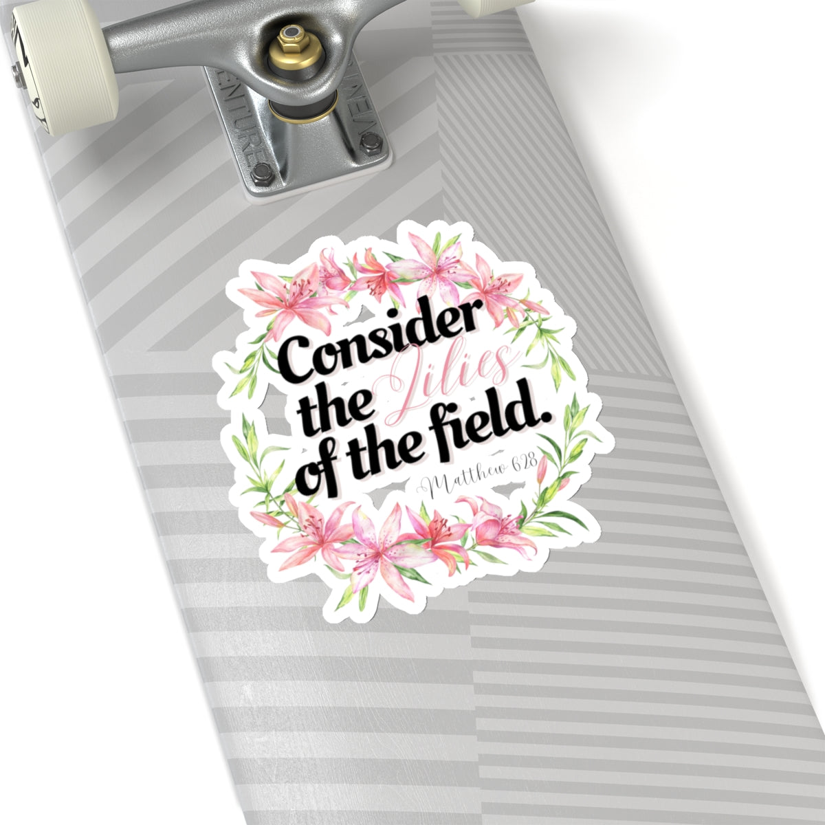 Consider the LIlies of the field Bible Kiss-Cut Stickers