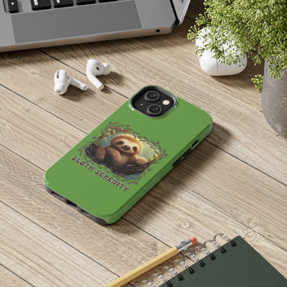 Sloth Serenity - Tough Case for iPhone 14, 15, 16