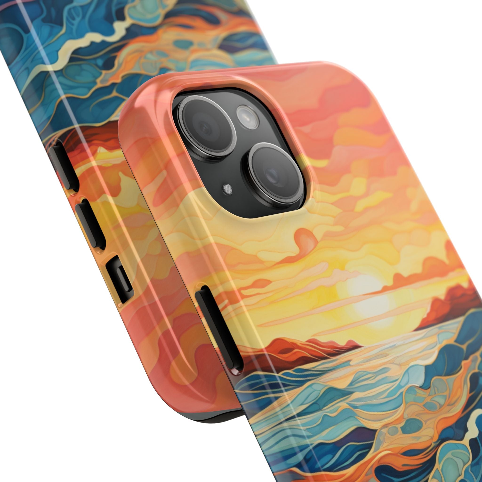 Sunset Swell - Tough Case for iPhone 14, 15, 16