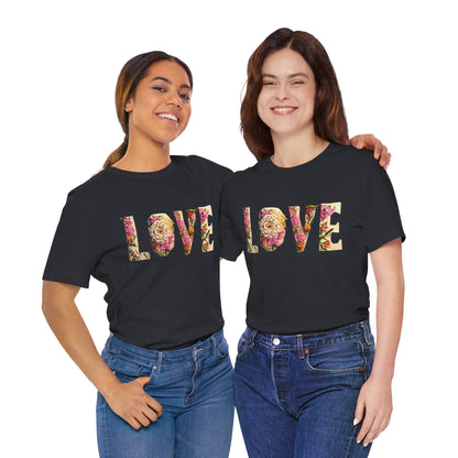 LOVE - Unisex Jersey Short Sleeve Tee - S-3XL