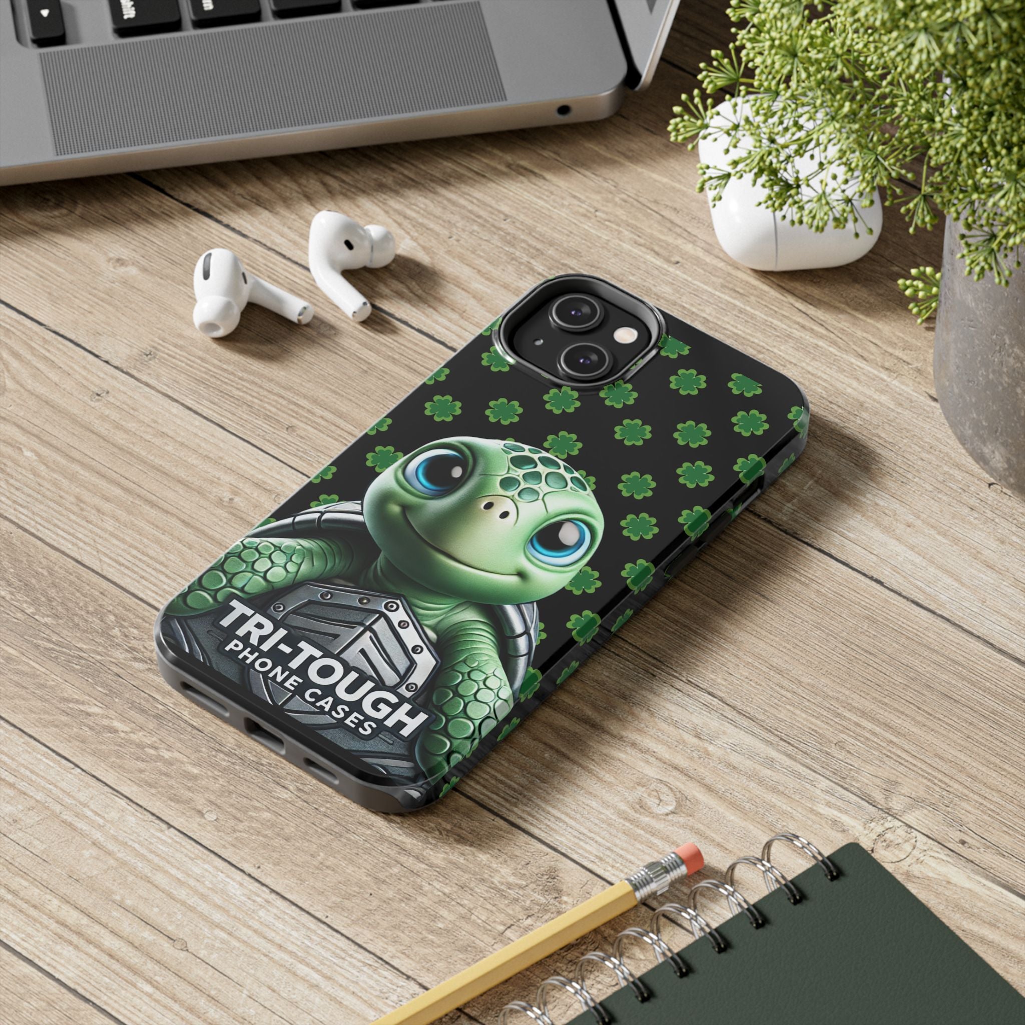 Tuttle the Turtle - Tri-Tough Phone Case 33 Sizes