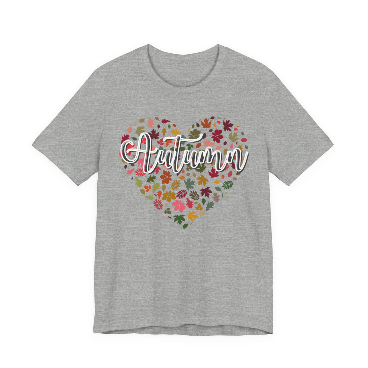 Autumn Love Heart Women's Jersey short sleeve tee