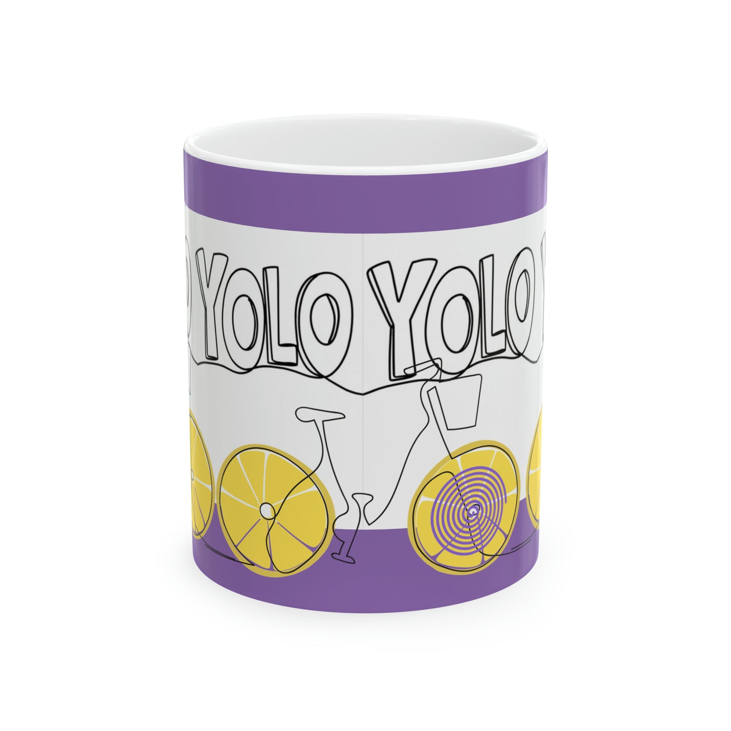 YOLO - You only live Once Ceramic Mug, 11oz