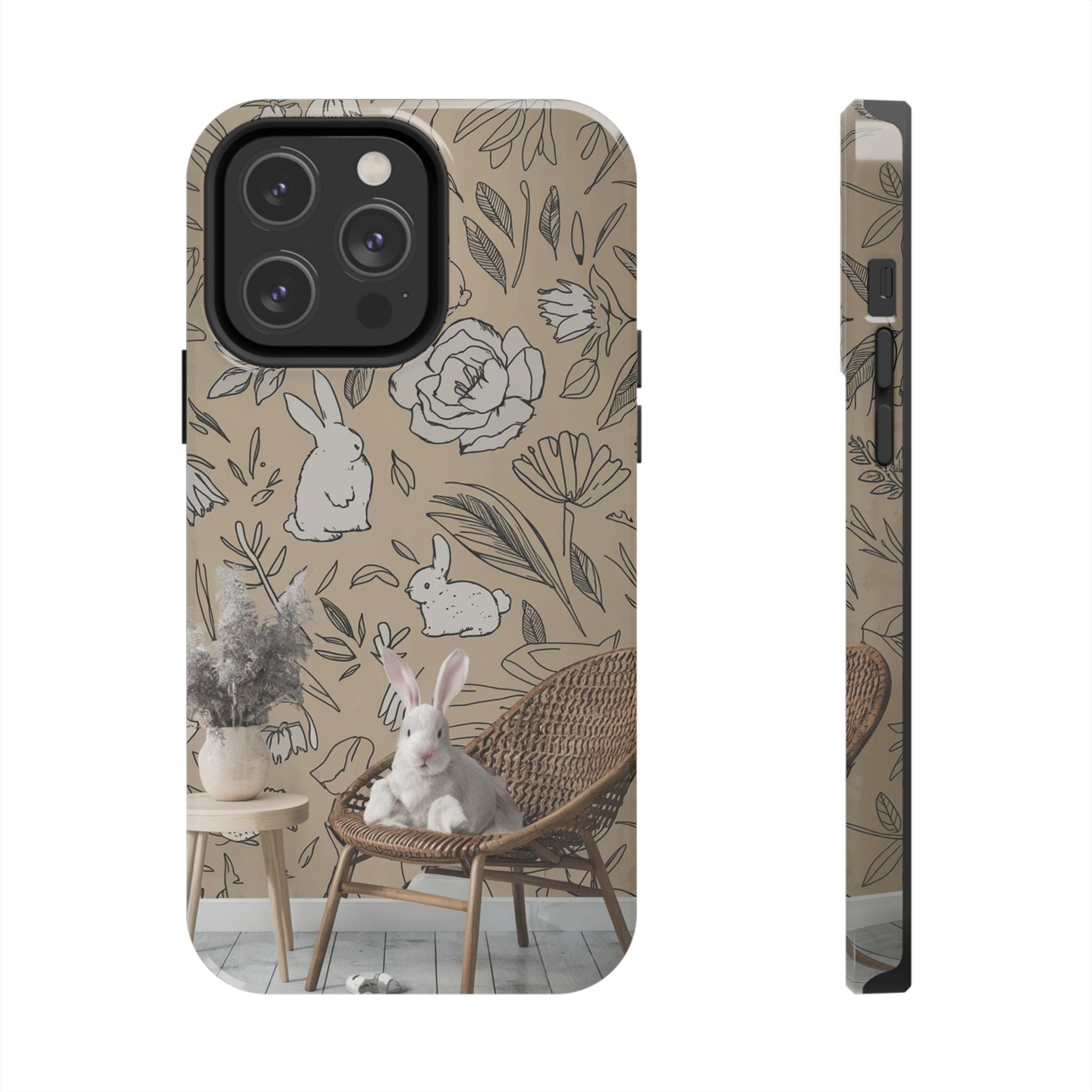 Bunny Business - Tough Case for iPhone 14, 15, 16 - Spruced Roost