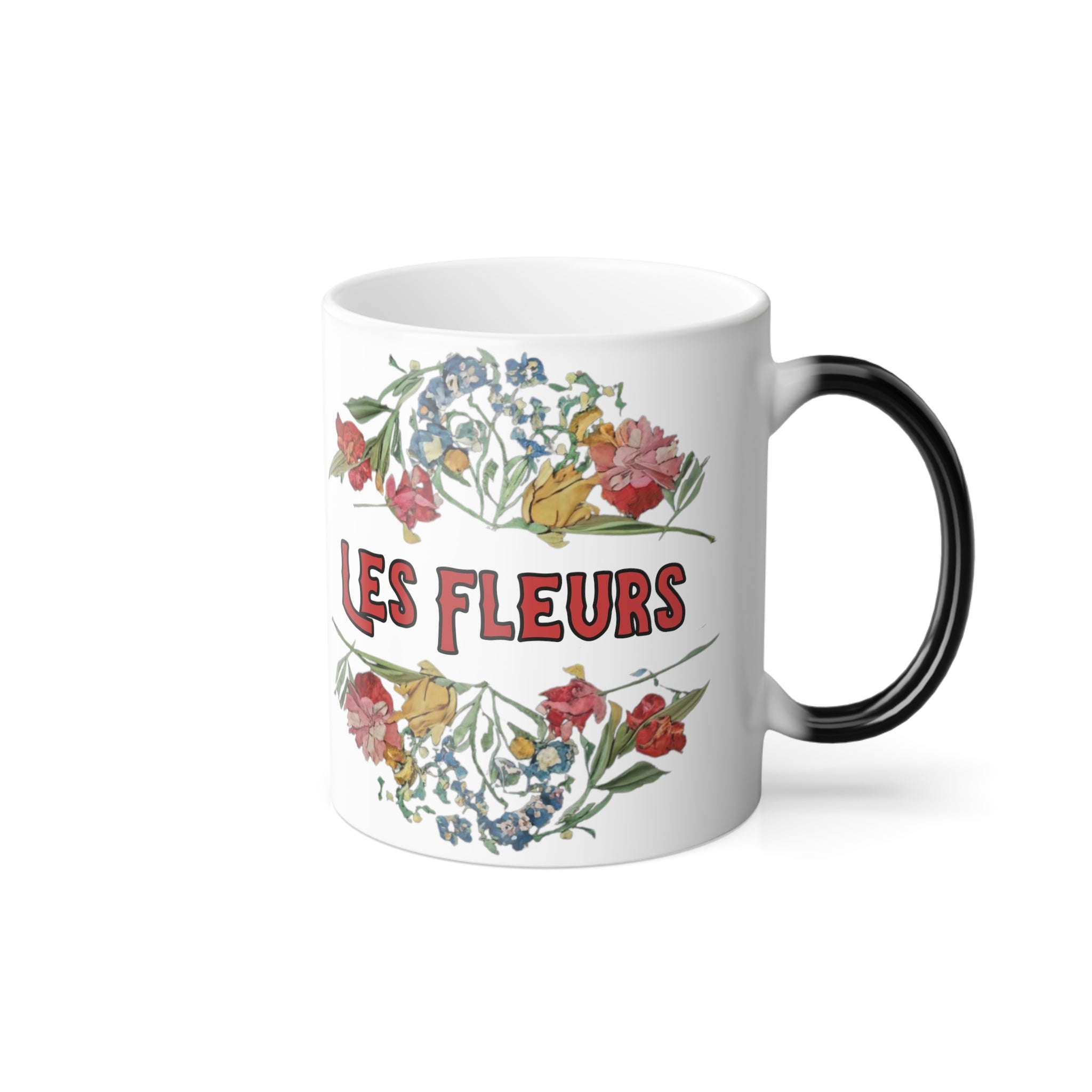Les Fleurs - Color Morphing Mug, 11oz