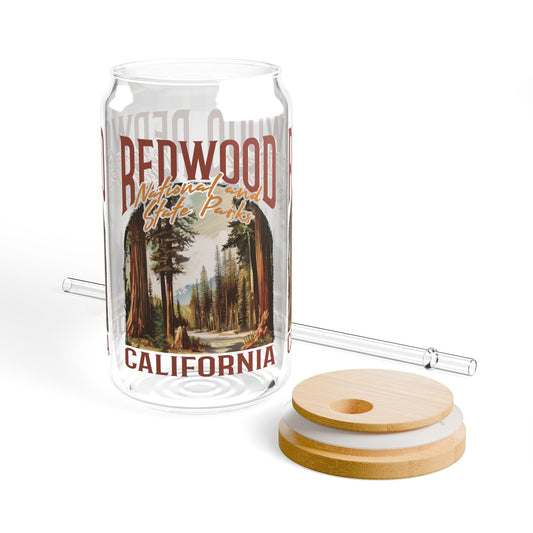 Redwood California - Sipper Glass, 16oz