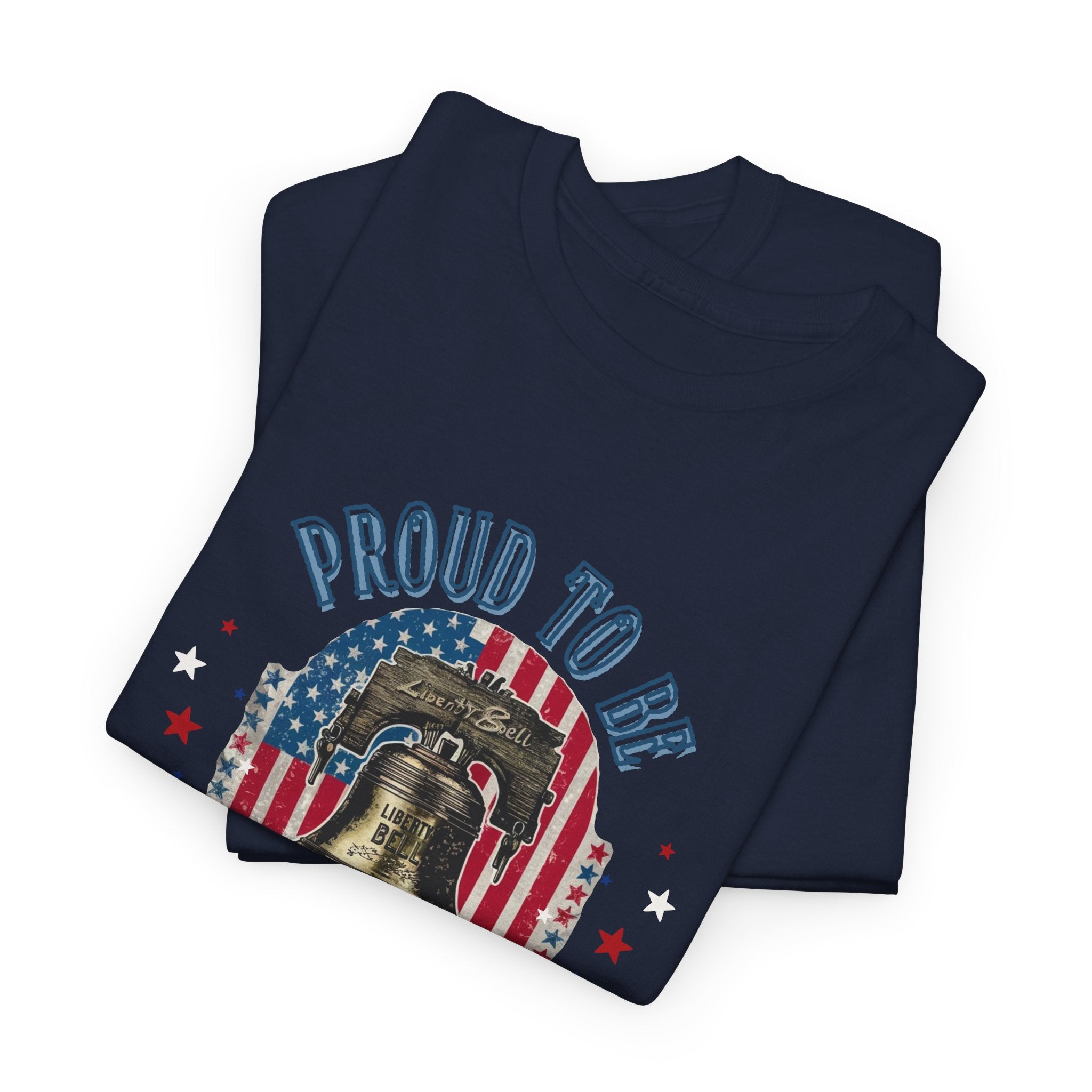 Proud to be an American - Unisex Heavy Cotton Tee