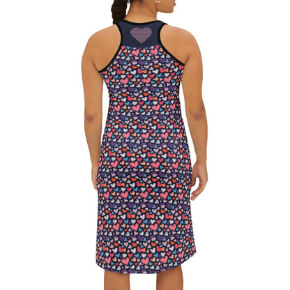 Up-Hearted Women's Racerback Dress (AOP)