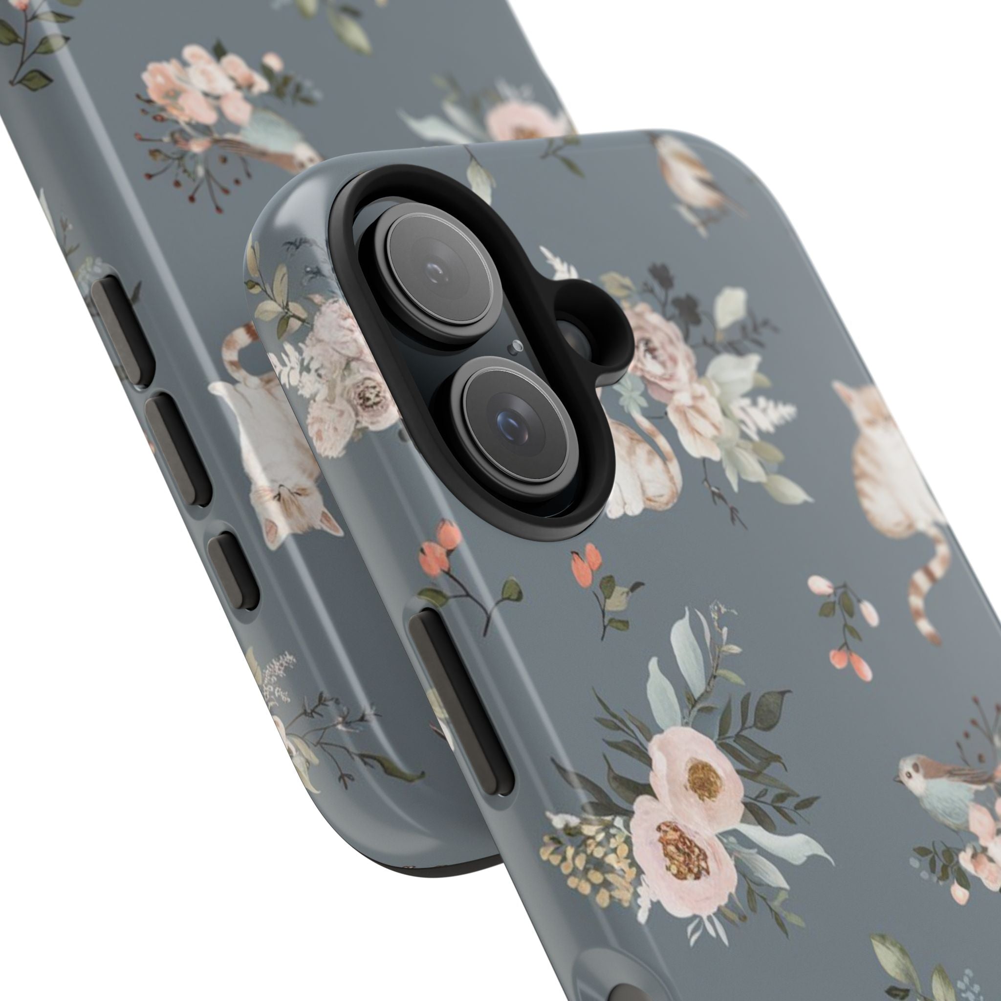 Kitty Cats and Nature - Tough Case for iPhone 14, 15, 16 - Spruced Roost