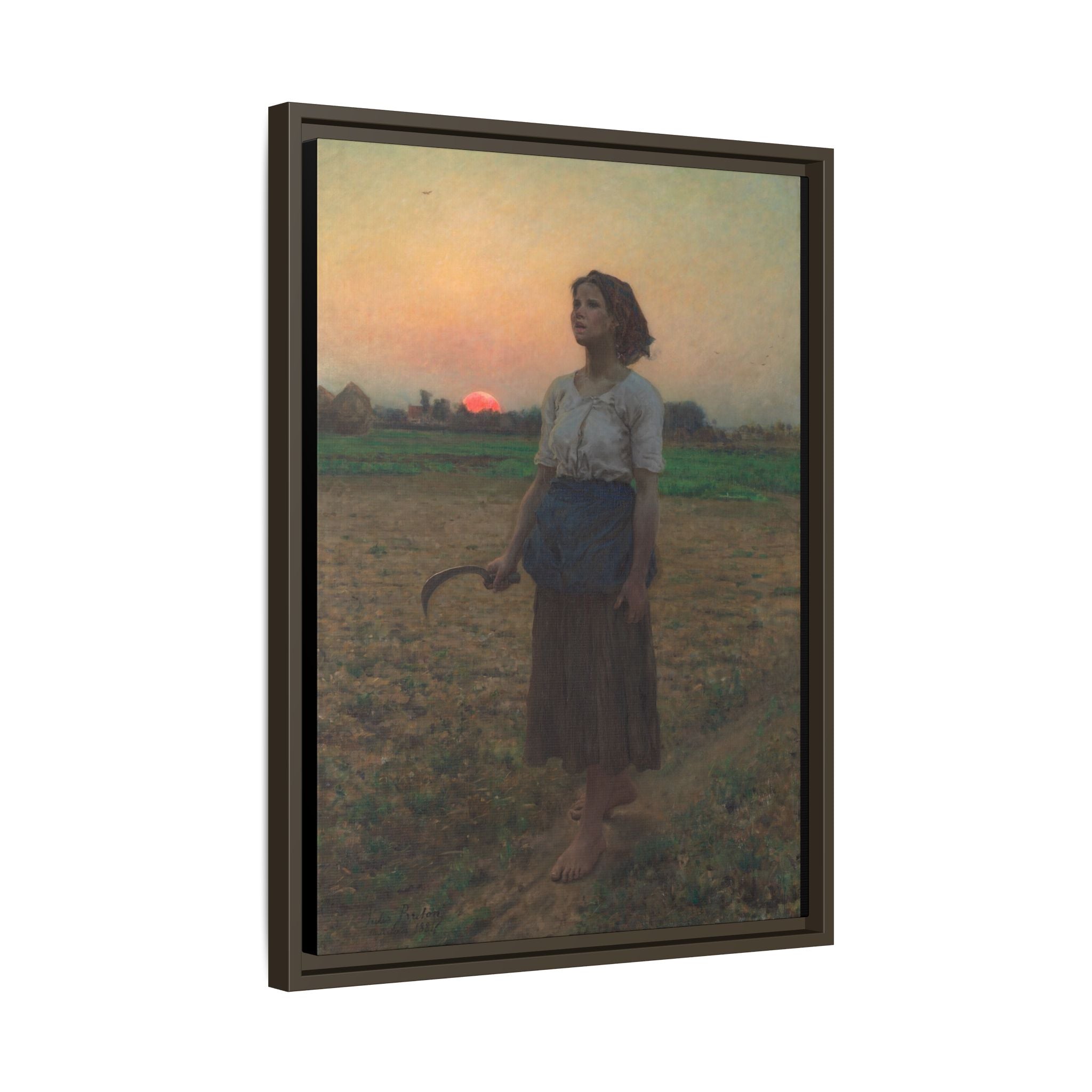 The song of the Lark 1886 - Jules Breton - Matte Canvas, Print (Multi-color)