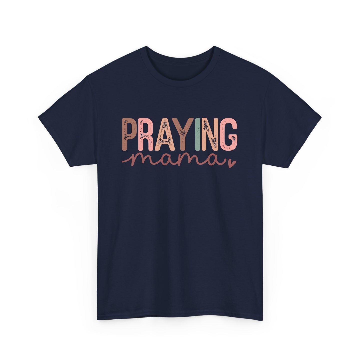 Praying Mama Colorful Unisex Heavy Cotton Tee