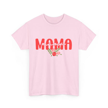 Floral Mama Colorful Unisex Heavy Cotton Tee