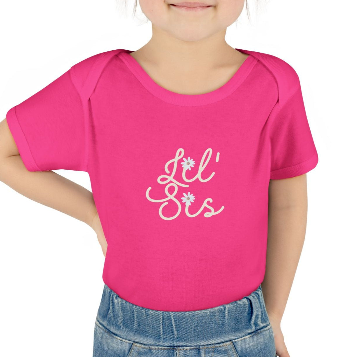 Lil' Sis Infant Baby Bodysuit - Cute Baby Clothes for Newborns