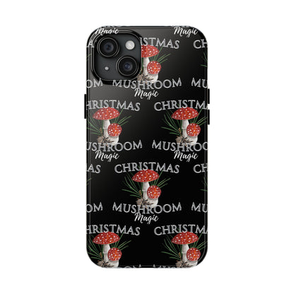 Merry Mushroom Christmas - Tough Case for iPhone 14, 15, 16