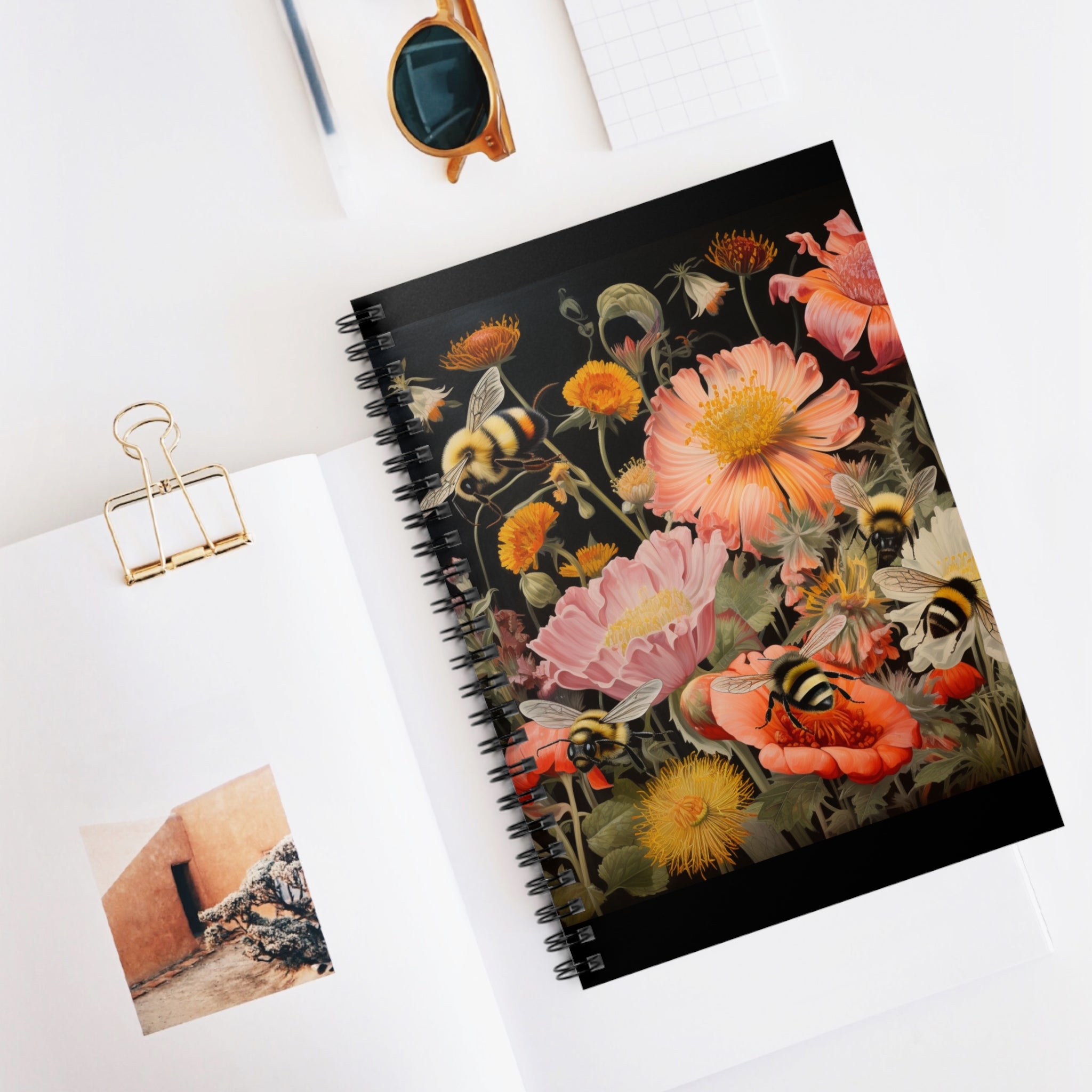 Summer Bloom - Spiral Notebook - Ruled Line - Spruced Roost