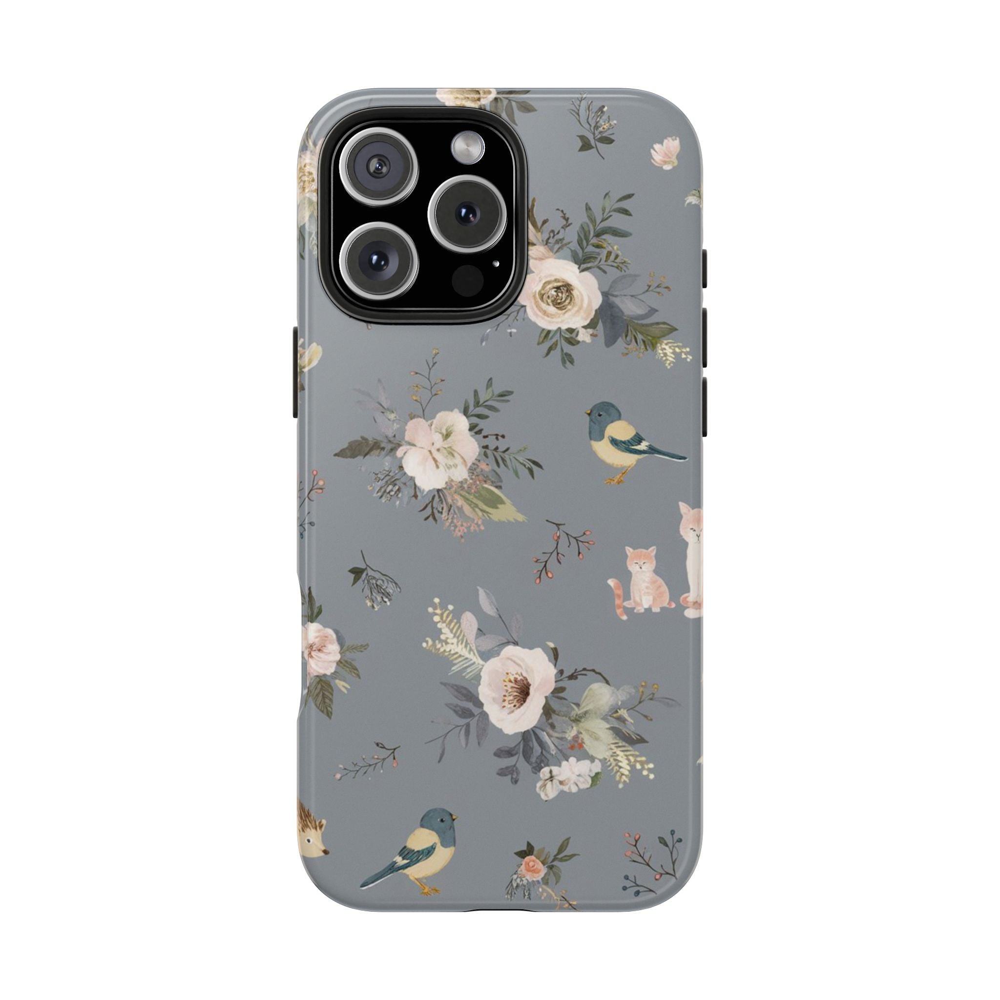 Cats and Birds - Tough Case for iPhone 14, 15, 16