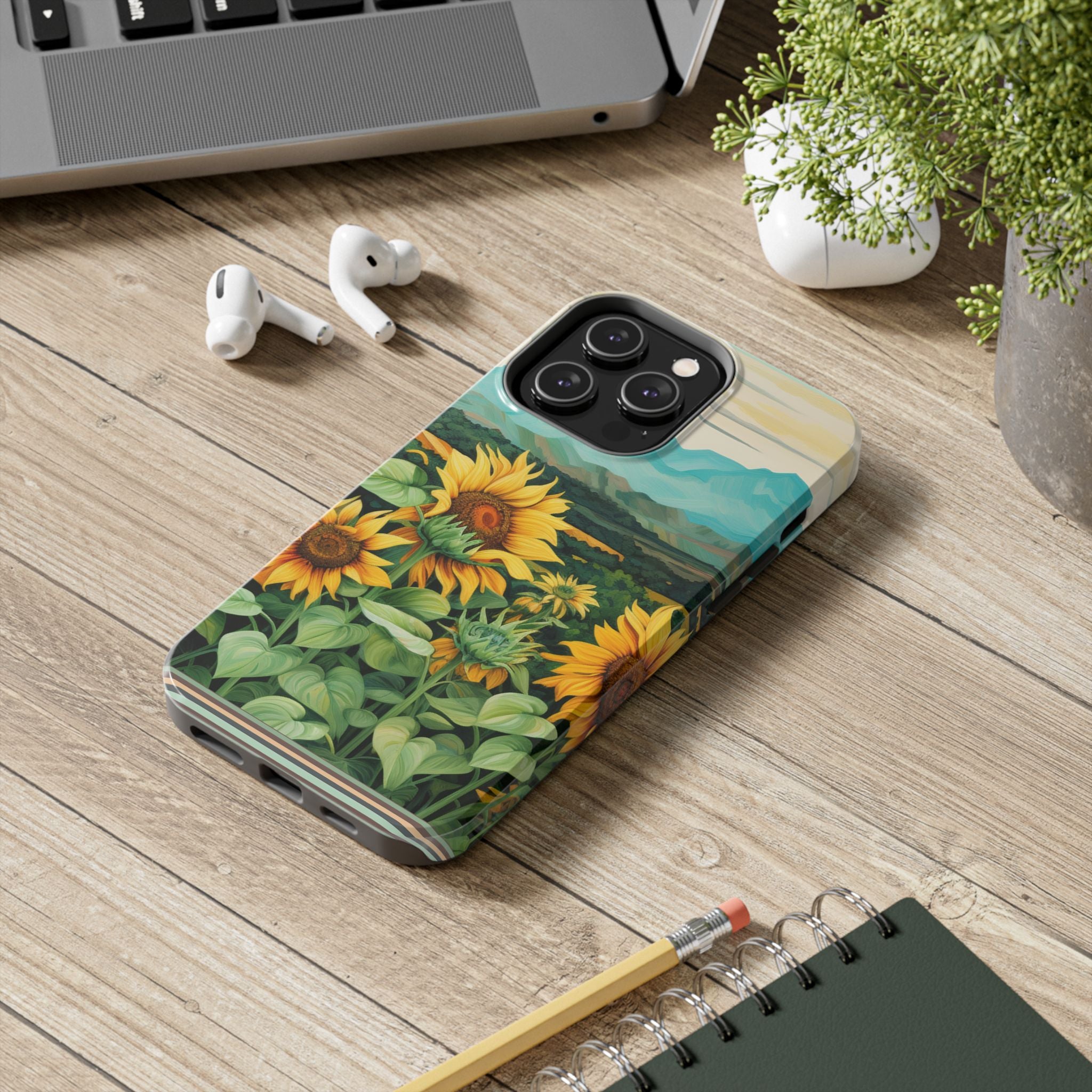 Sunflower Sun - Tough Case for iPhone 14, 15, 16