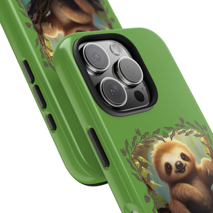 Sloth Serenity - Tough Case for iPhone 14, 15, 16