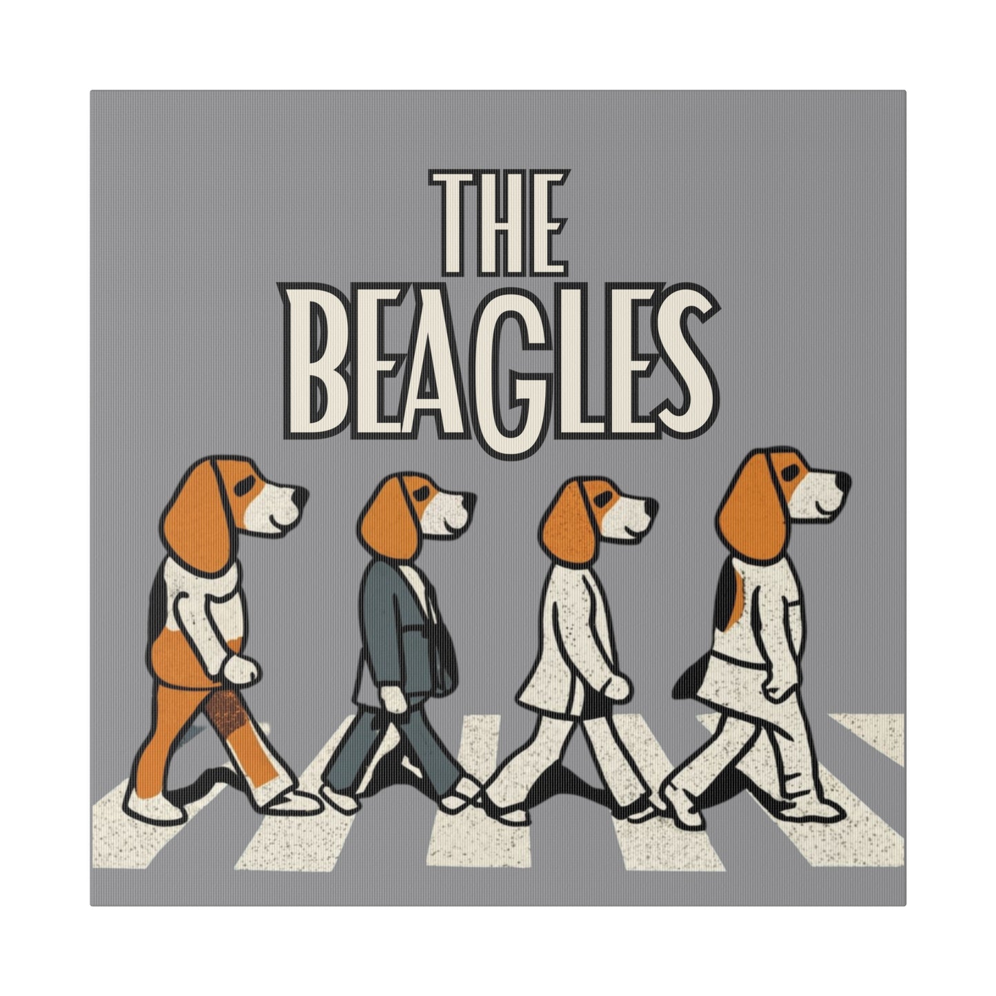 The Beagles - Matte Canvas, Stretched, 0.75"