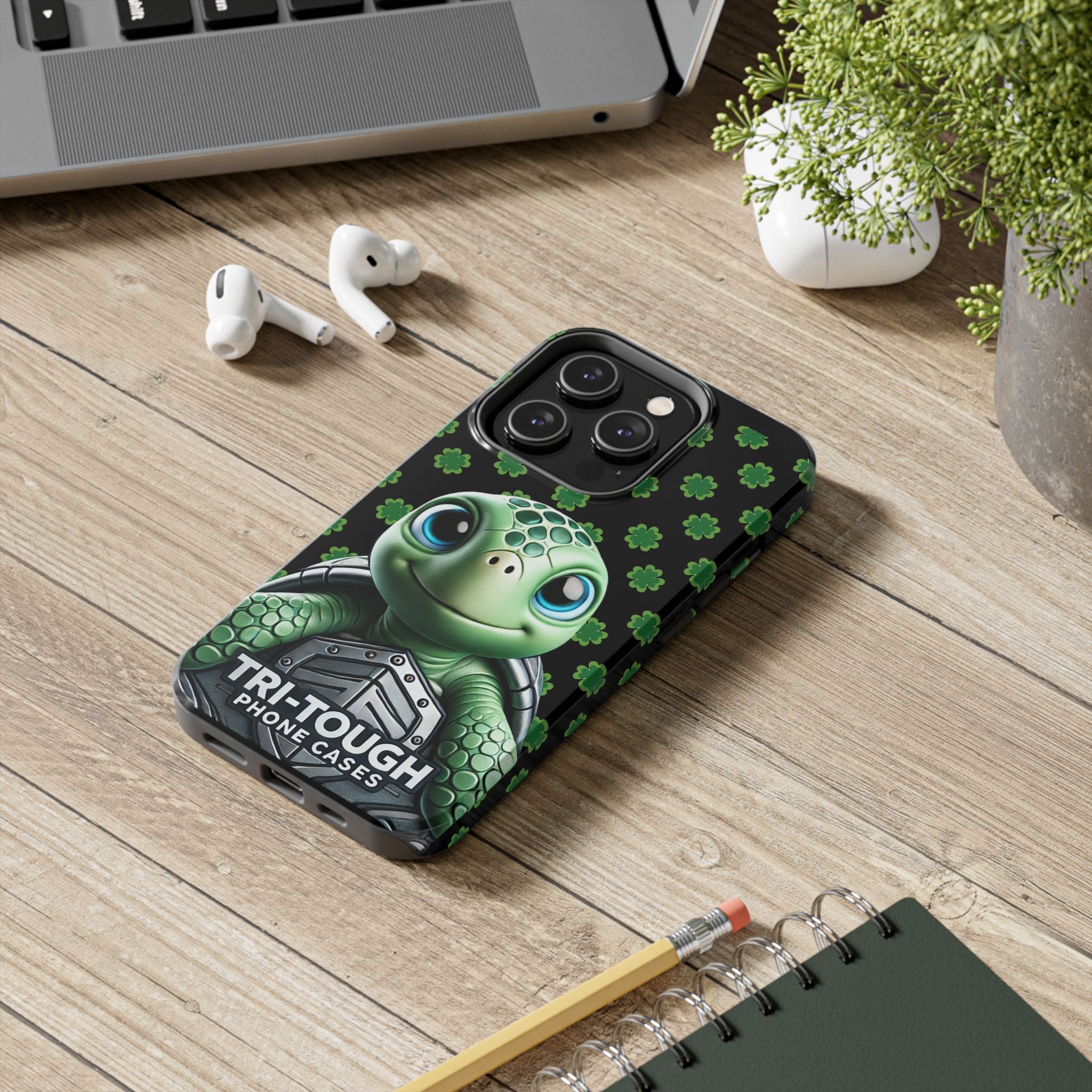 Tuttle the Turtle - Tri-Tough Phone Case 33 Sizes