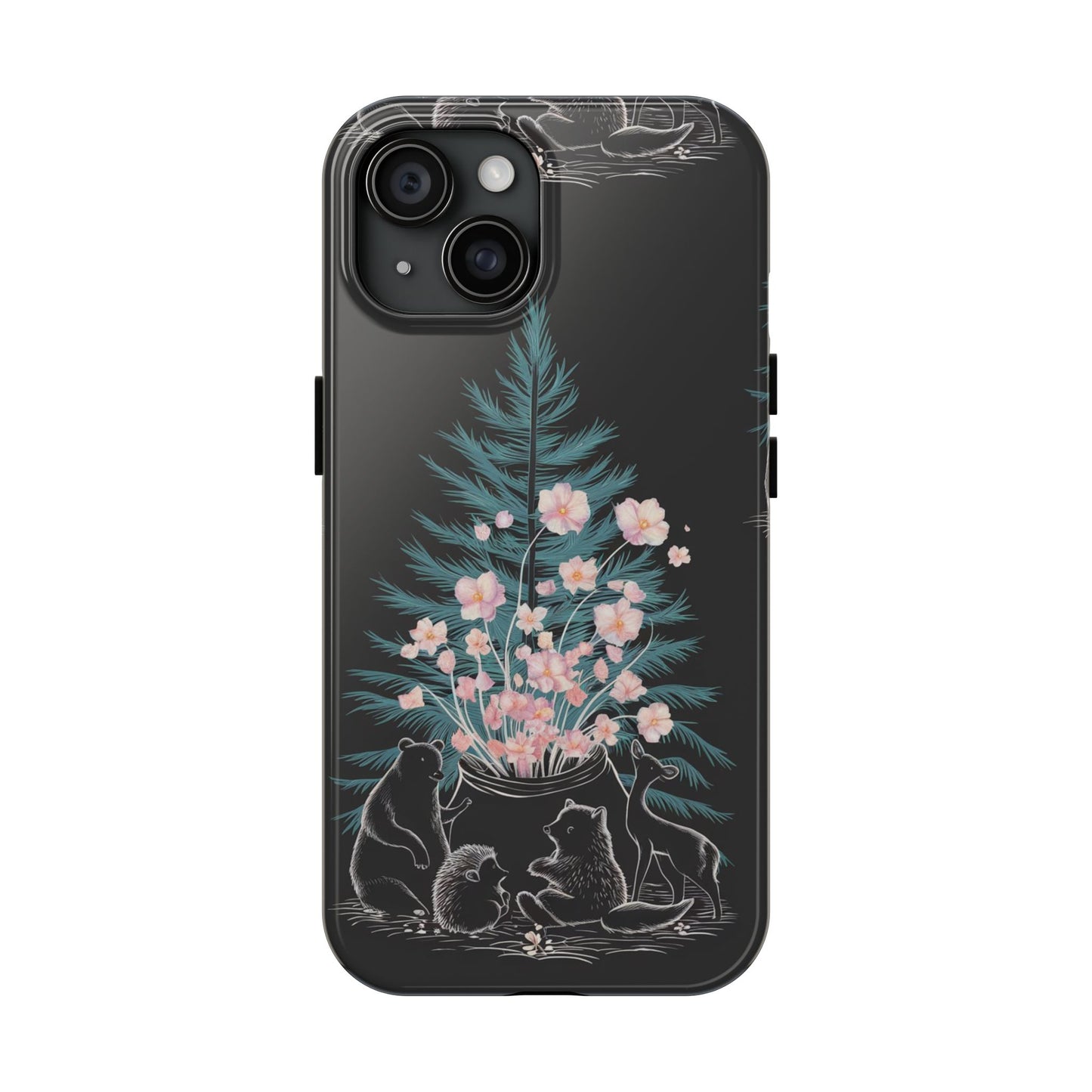 Campfire Woodland Friends - Tough Case for iPhone 14, 15, 16