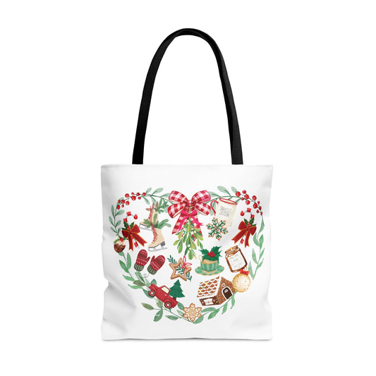 Heartful of Christmas - Tote Bag (AOP)