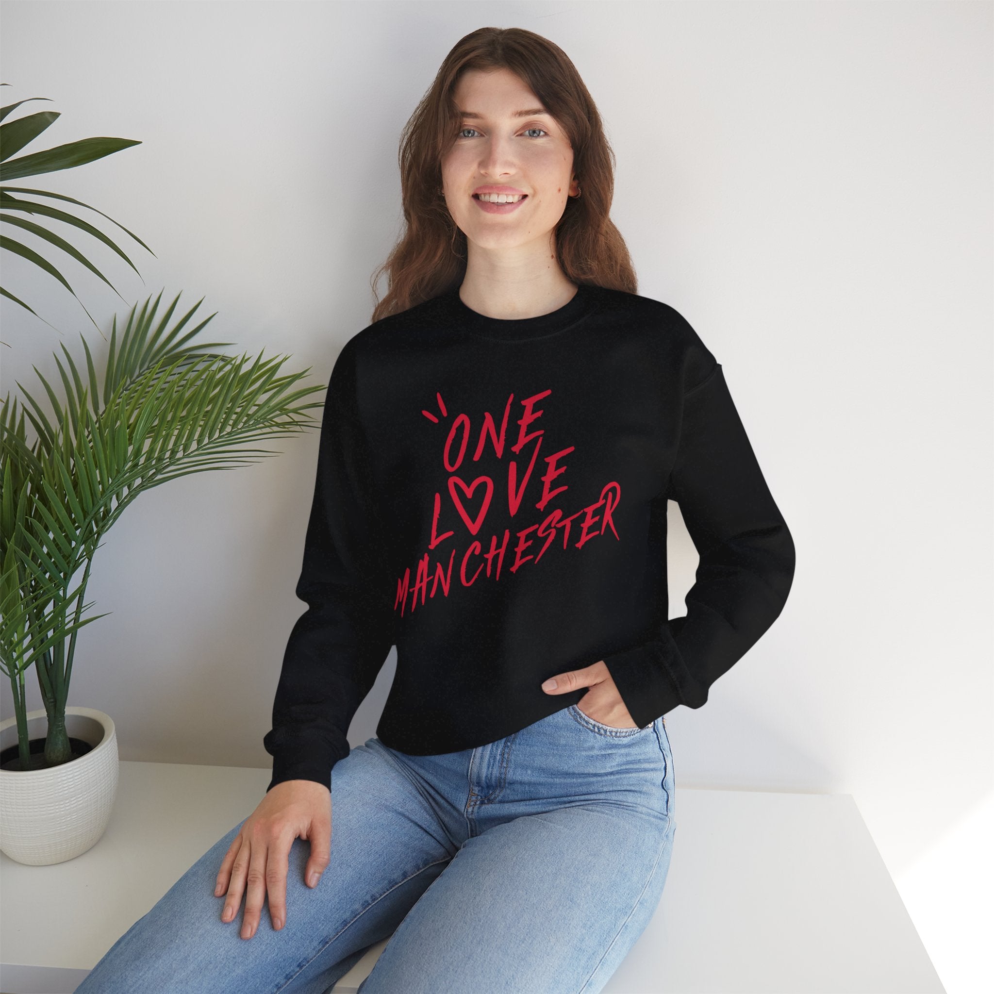 One Love Manchester - Unisex Heavy Blend™ Crewneck Sweatshirt