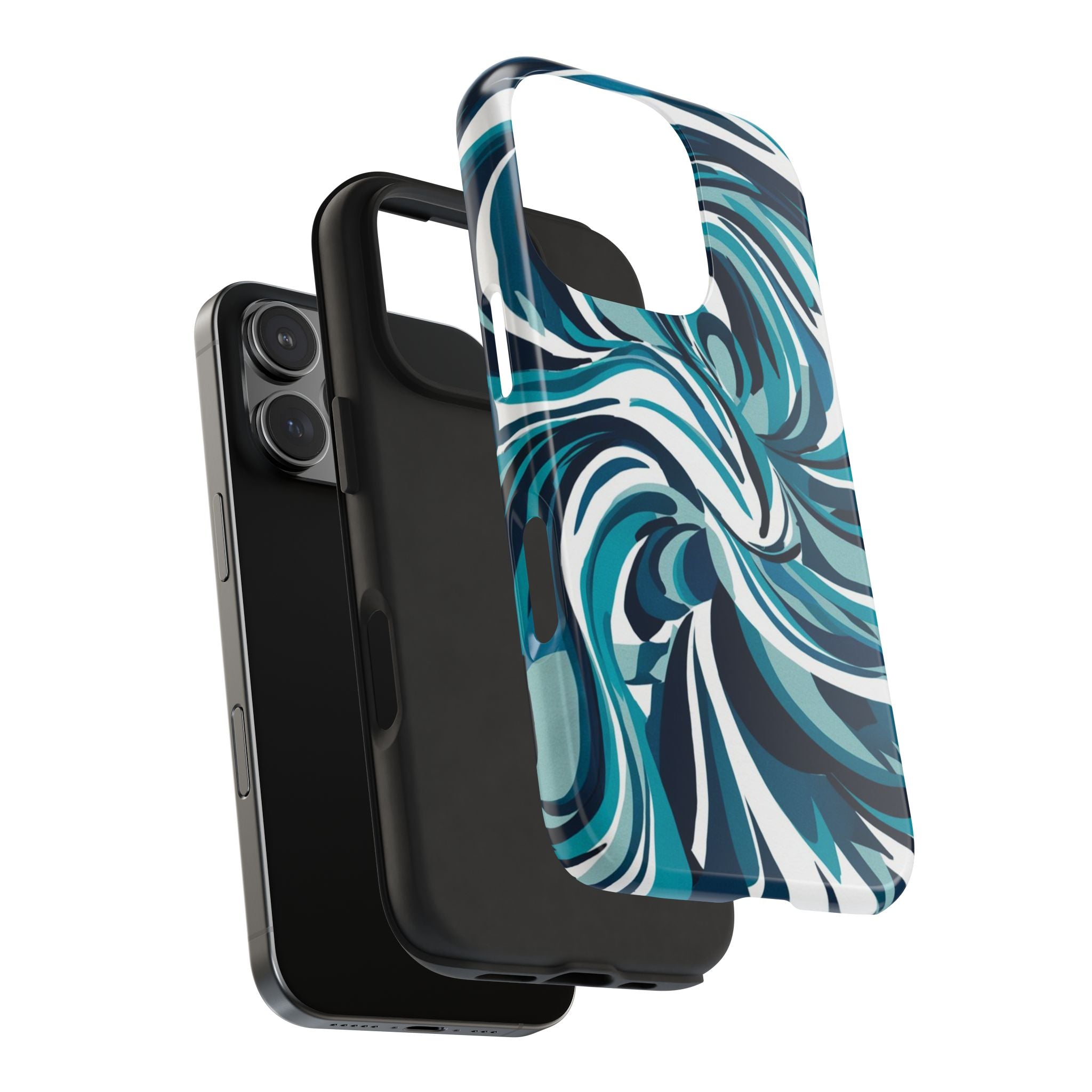 Churning Pacific Seas - Tough Case for iPhone 14, 15, 16 - Spruced Roost