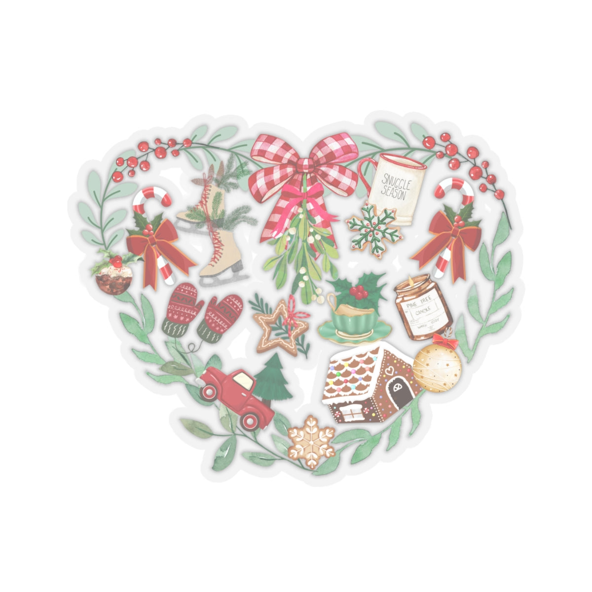 The Love of Christmas - Kiss-Cut Stickers