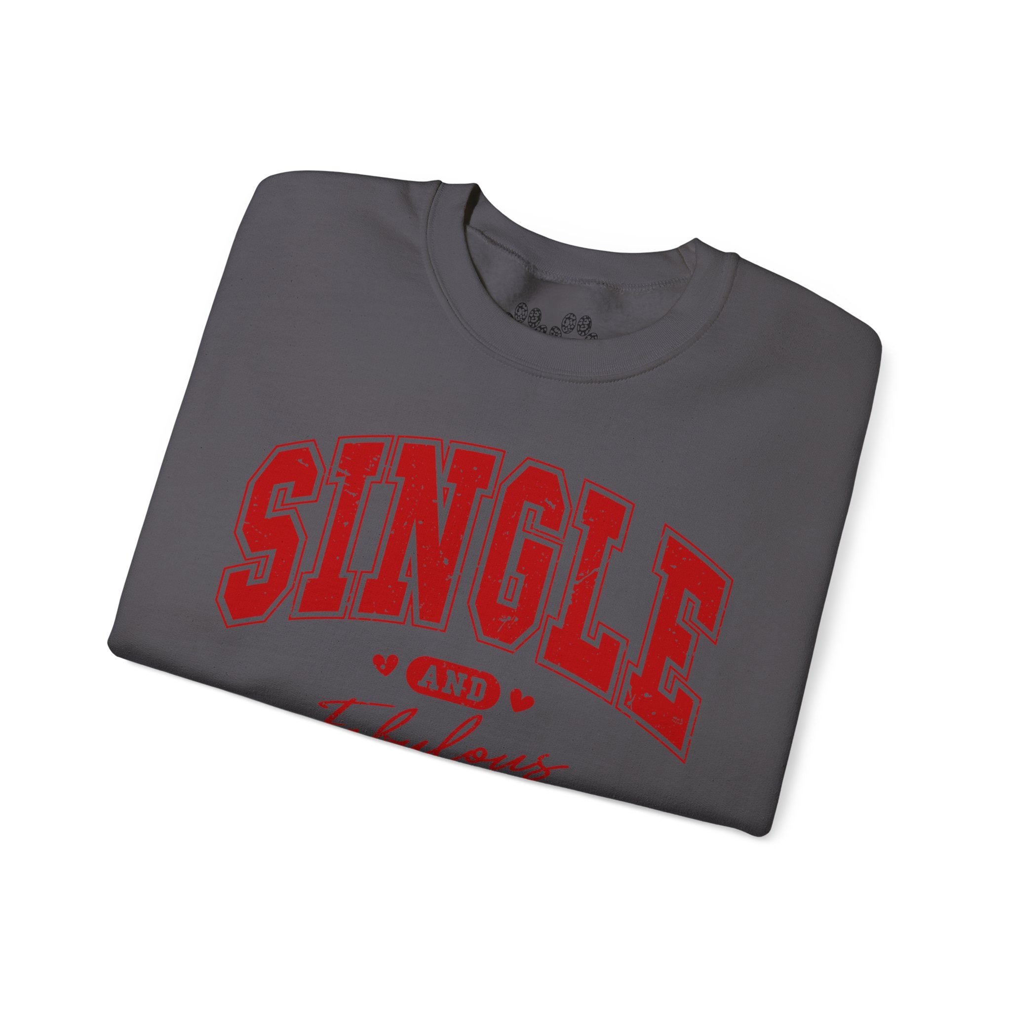 Single and Fabulous - Women's Heavy Blend™ Crewneck Sweatshirt