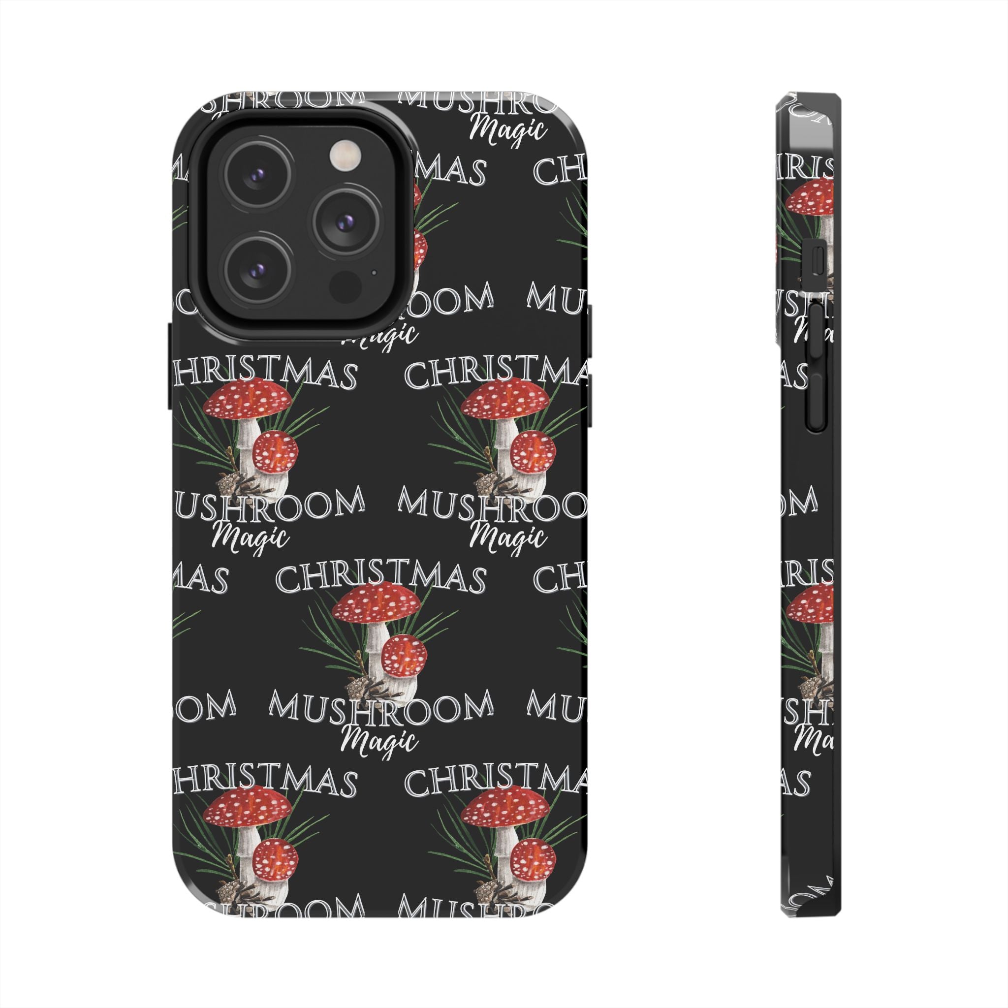 Merry Mushroom Christmas - Tough Phone Cases