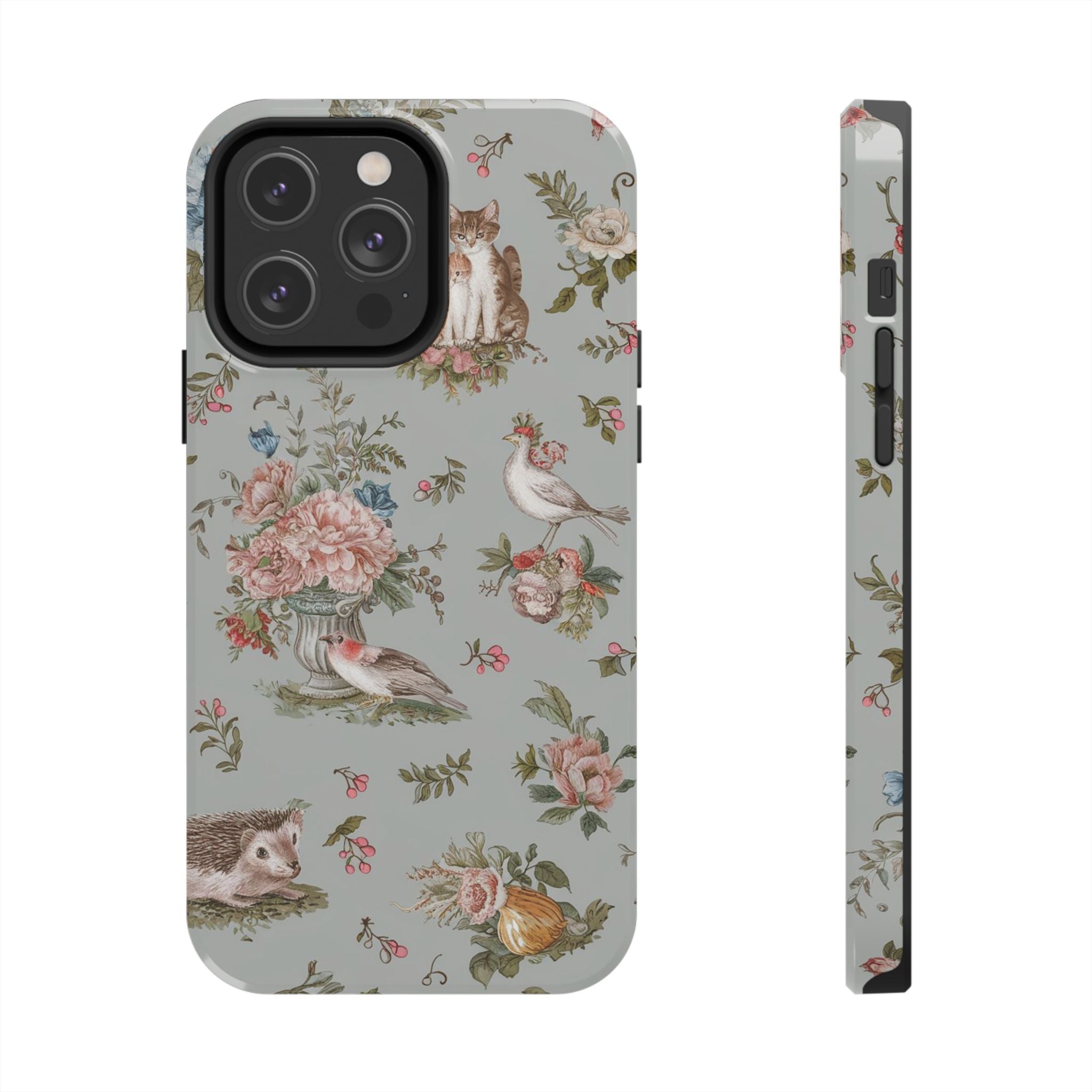 Tiptoe through the Cats - Tough Case for iPhone 14, 15, 16 - Spruced Roost