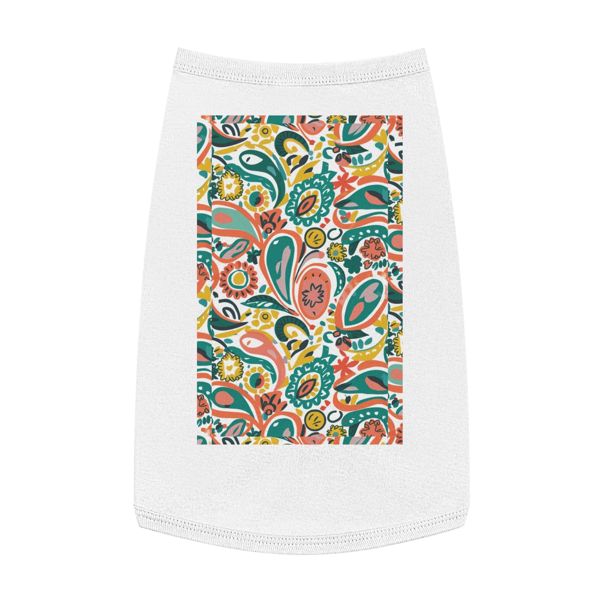 Paisley Persimmon - Pet Shirt