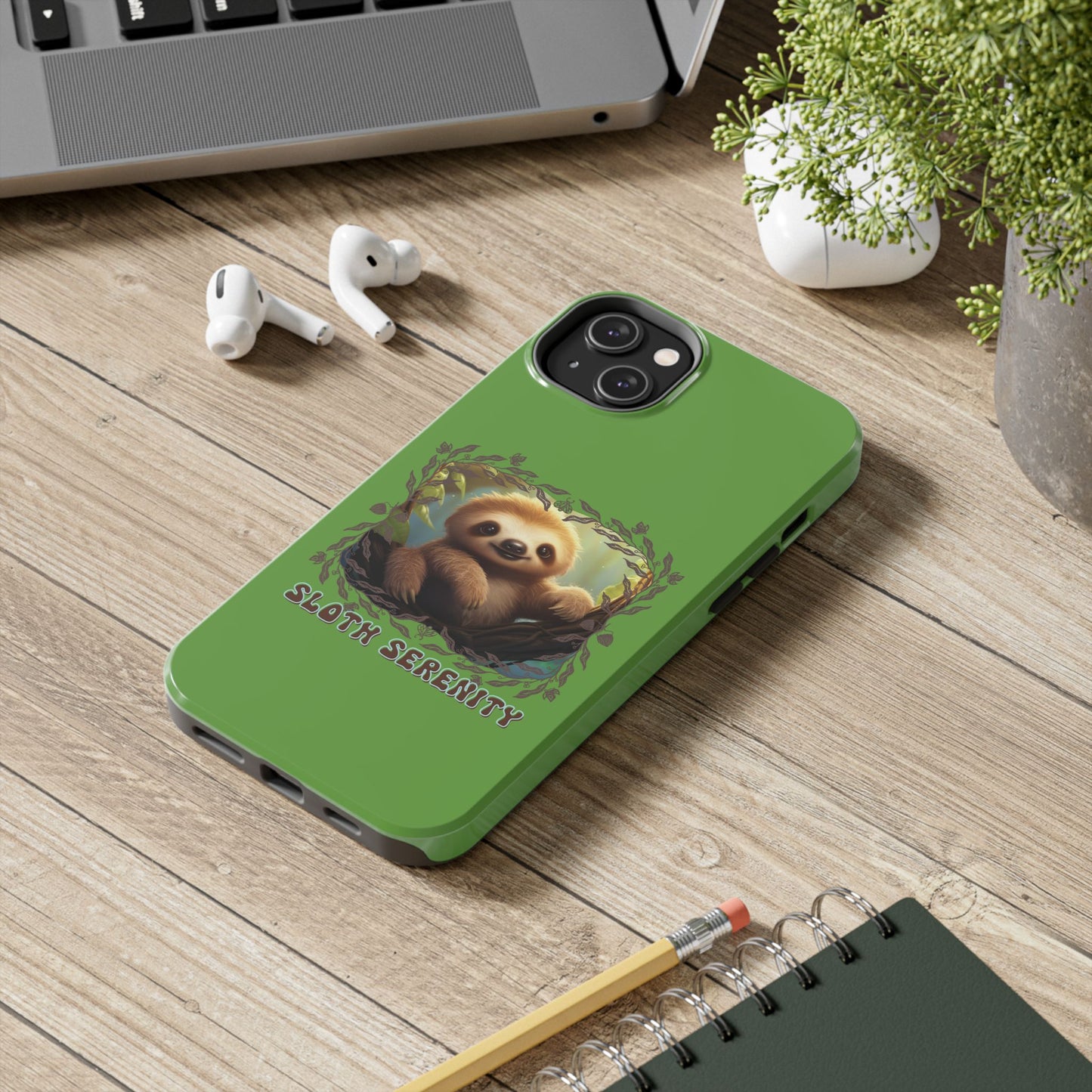 Sloth Serenity - Tough Case for iPhone 14, 15, 16