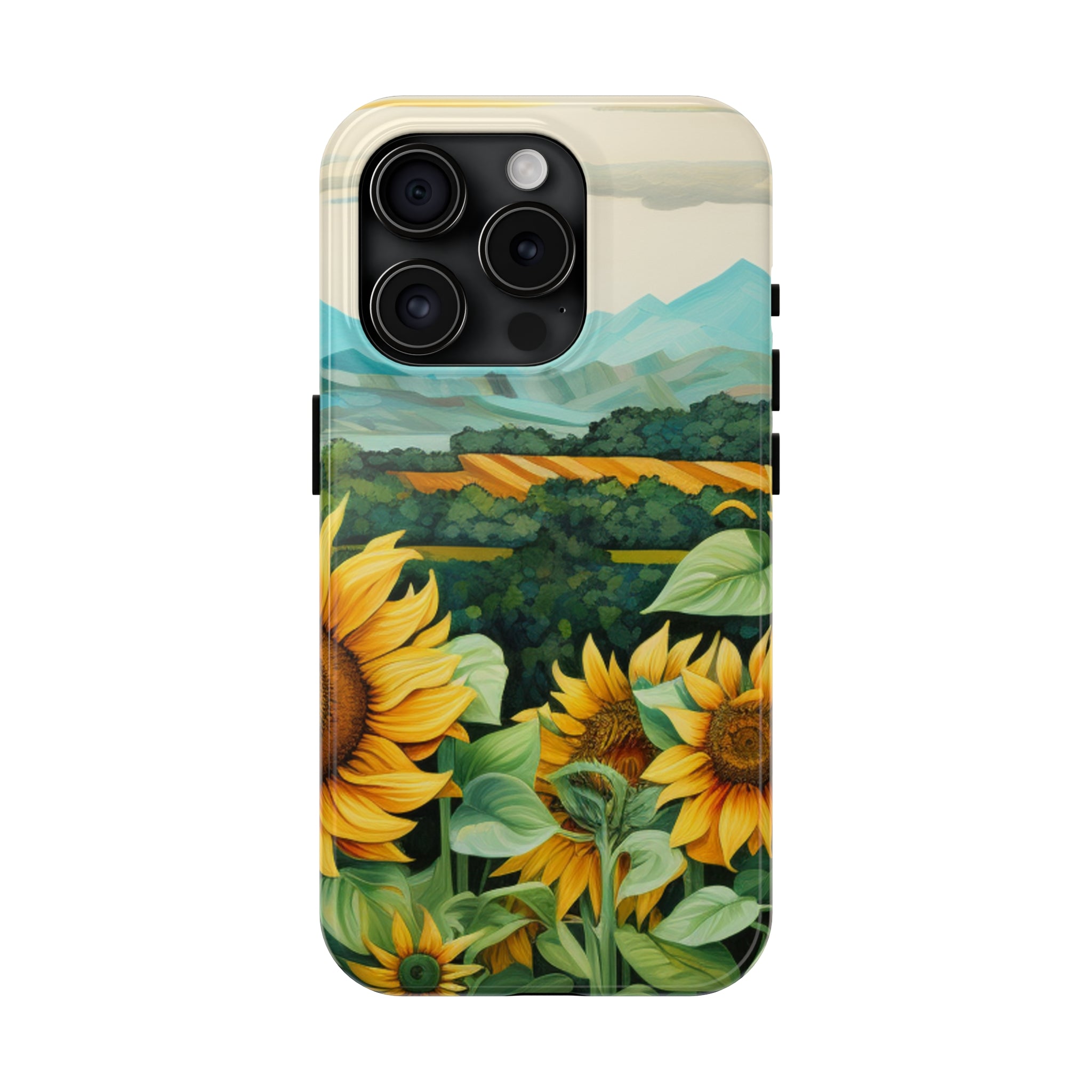 Mountain View Sunflowers  - Tough Phone Cases