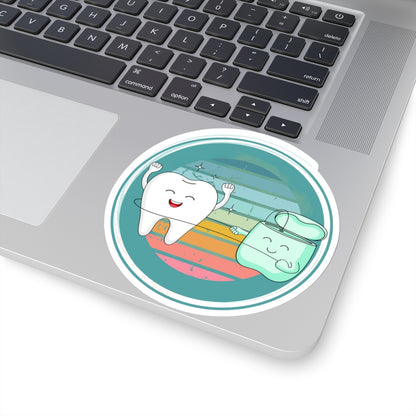 Dental Rodeo Lasso your tooth! Kiss-Cut Stickers