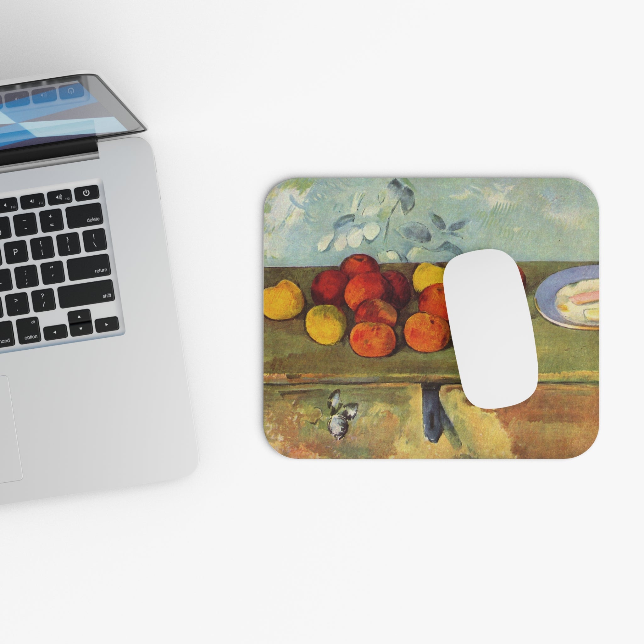 Apples & Biscuits - Paul Cezanne - Mouse Pad (Rectangle)