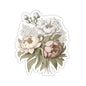 Peony Trio Kiss-Cut Stickers