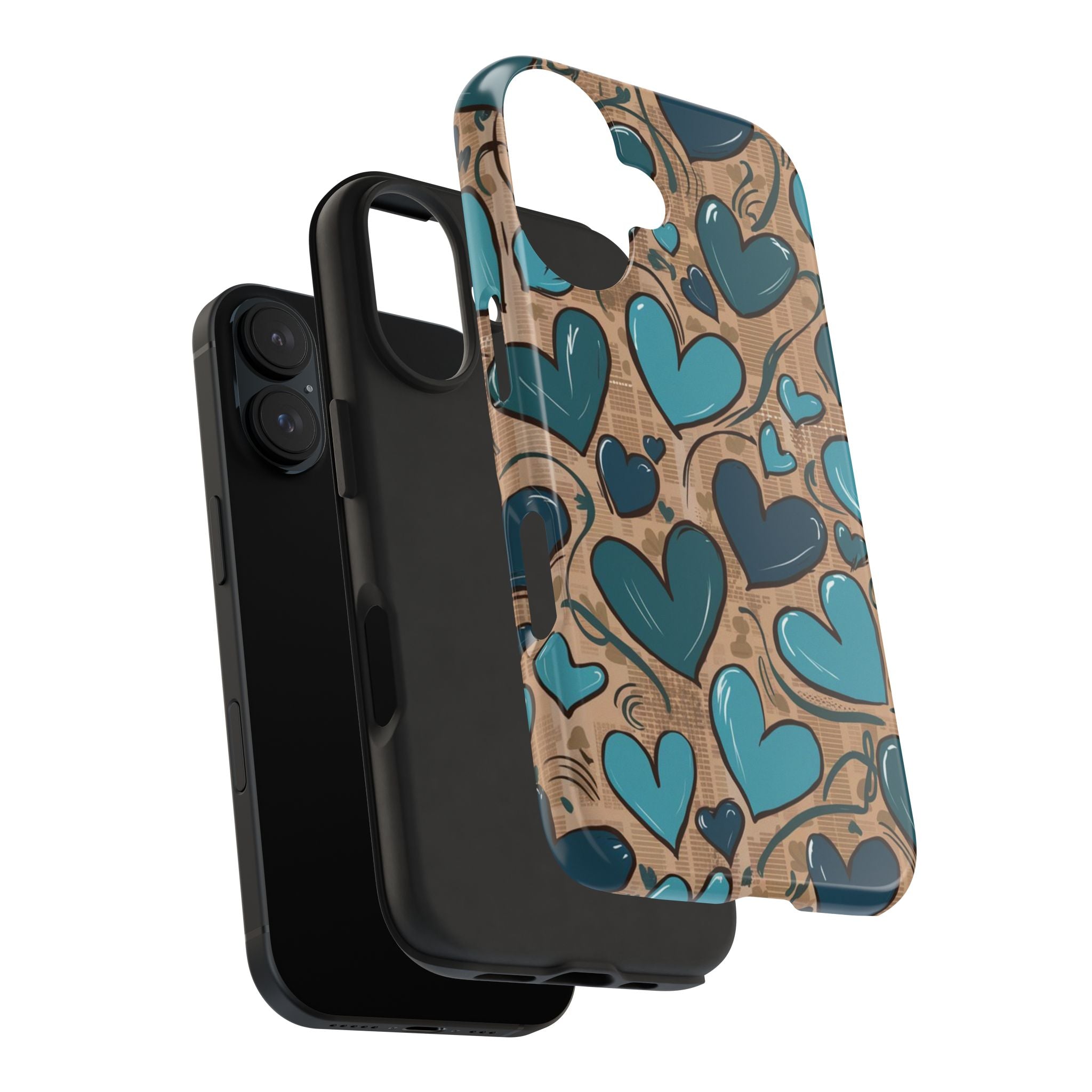 Cora Azul  - Tough Case for iPhone 14, 15, 16 - Spruced Roost